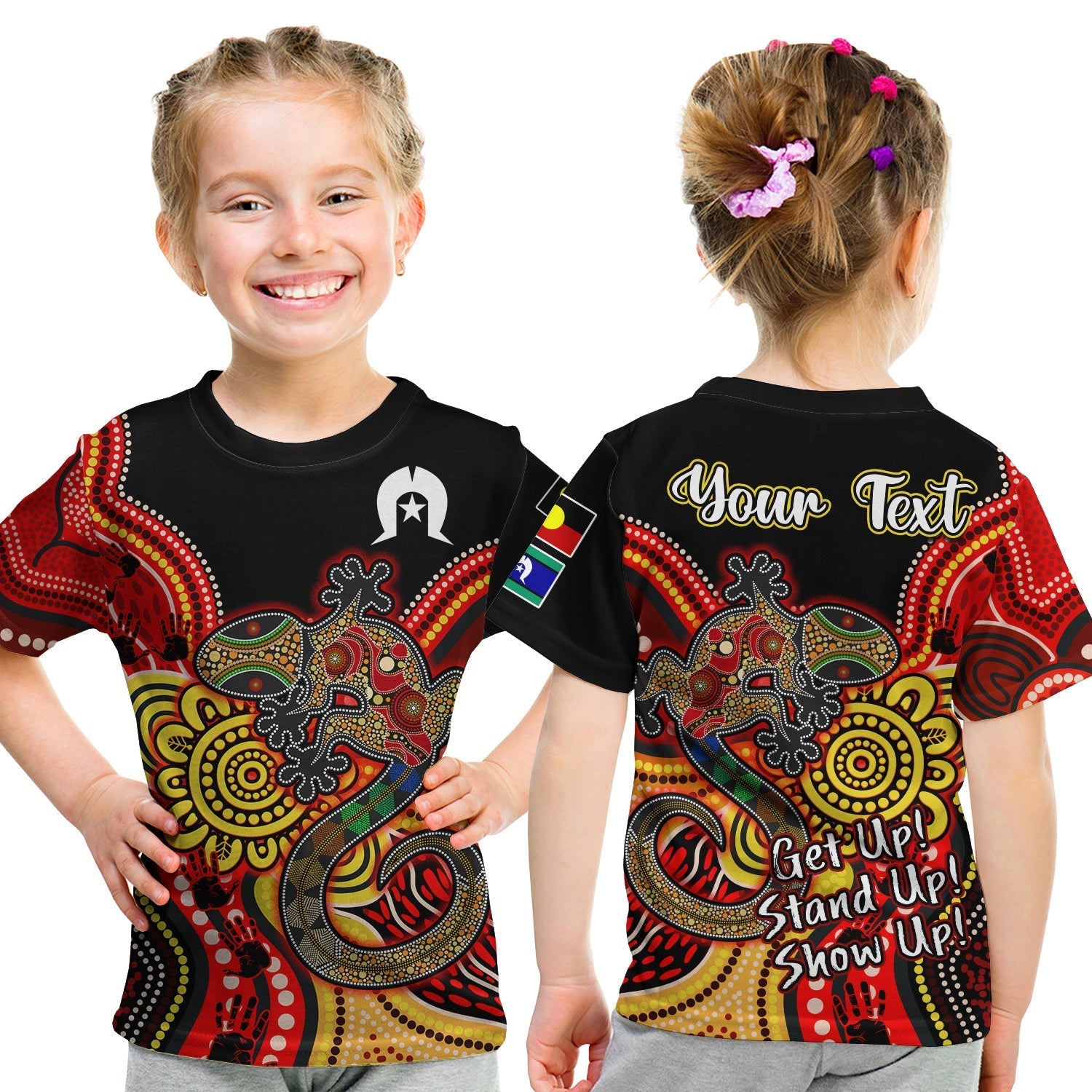 (Custom Personalised) NAIDOC Week 2022 T shirt Aboriginal Lizard Always Proud History - Vibe Hoodie Shop