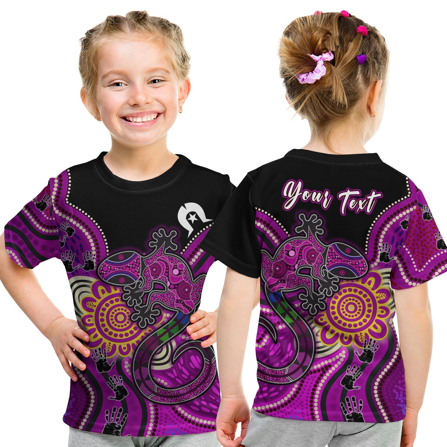 (Custom Personalised) NAIDOC Week 2022 T shirt Aboriginal Lizard - Vibe Hoodie Shop