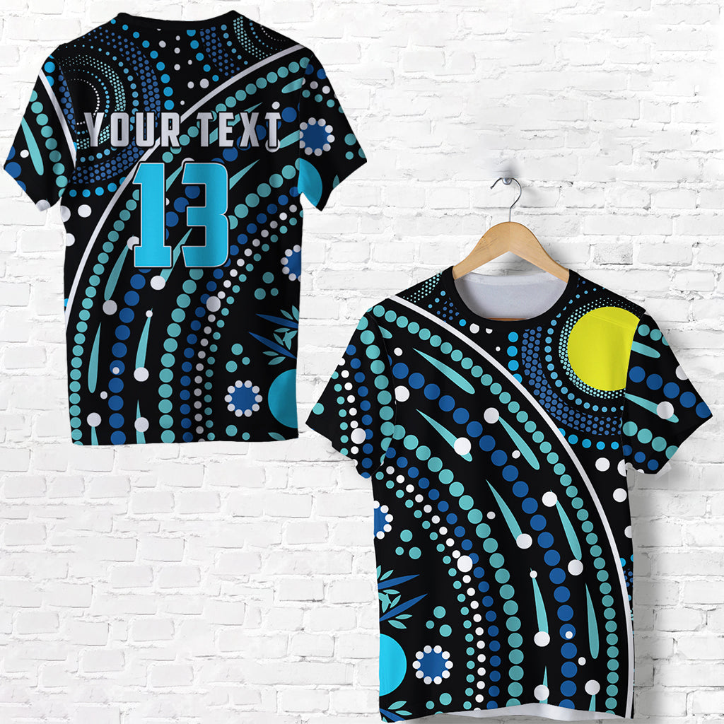 (Custom Text and Number) Aboriginal T shirt River Of Life - Vibe Hoodie Shop