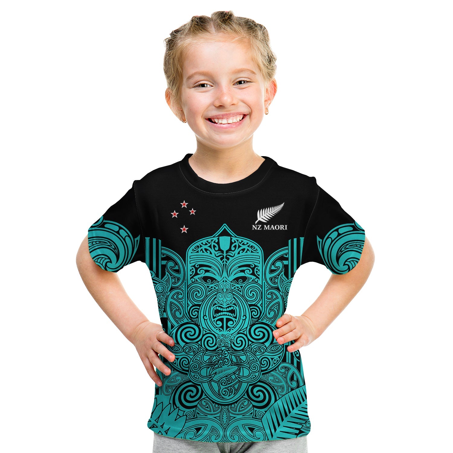 (Custom Text And Number) New Zealand Tiki Rugby T Shirt NZ Maori Koru Pattern Ver.02 - Vibe Hoodie Shop