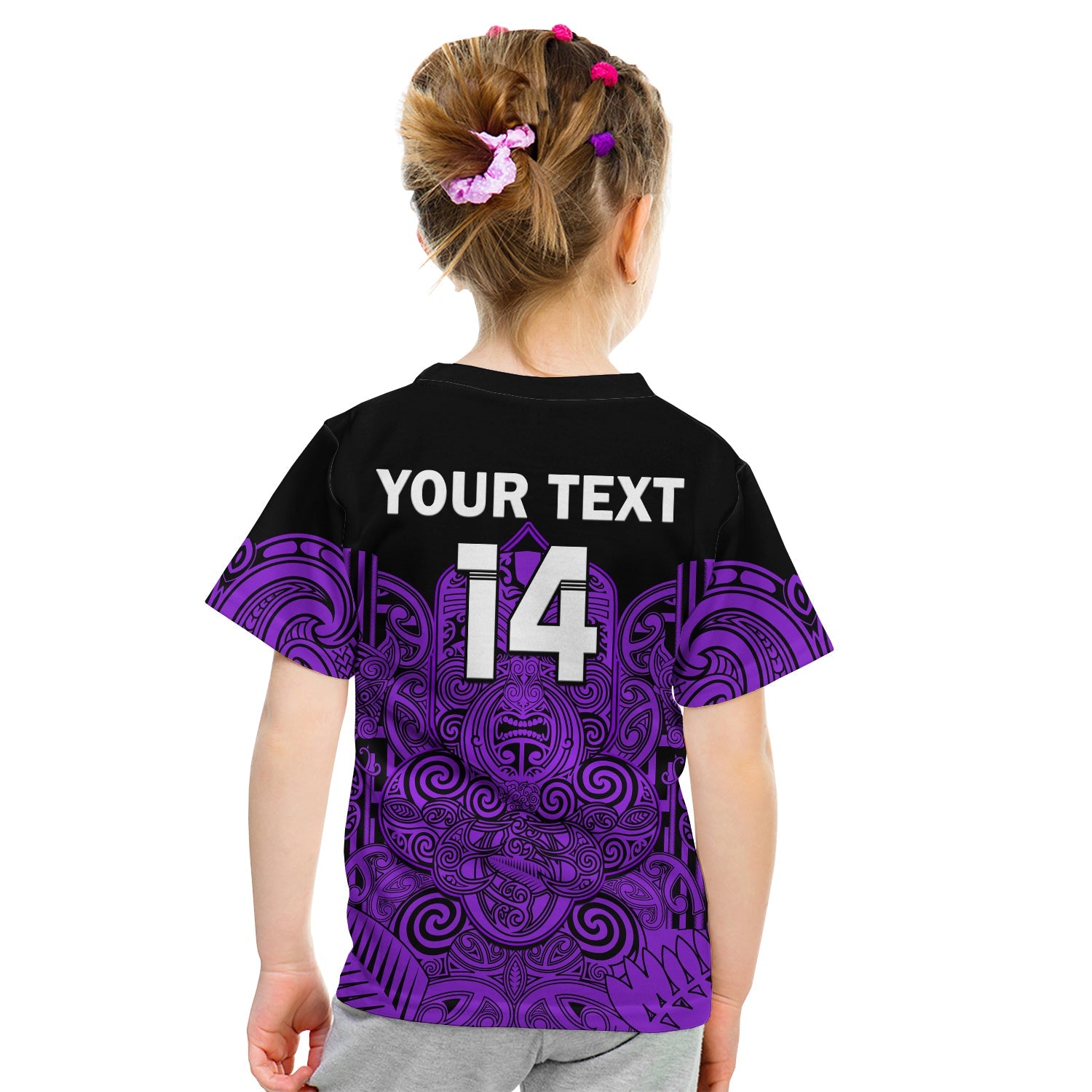 (Custom Text And Number) New Zealand Tiki Rugby T Shirt NZ Maori Koru Pattern Ver.04 - Vibe Hoodie Shop