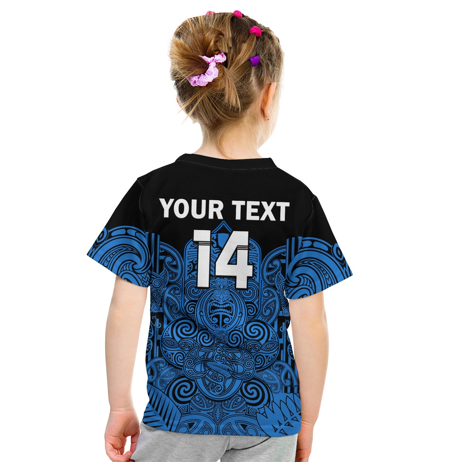 (Custom Text And Number) New Zealand Tiki Rugby T Shirt NZ Maori Koru Pattern Ver.05 - Vibe Hoodie Shop