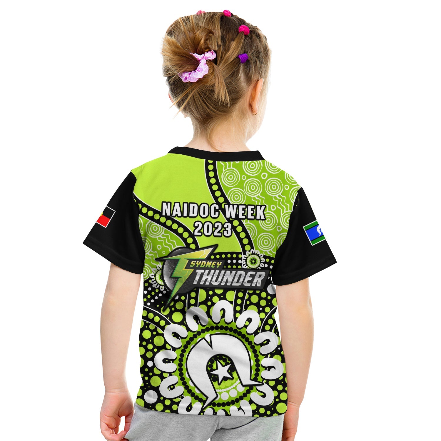 Sydney Thunder NAIDOC 2023 T Shirt Indigenous For Our Elders - Vibe Hoodie Shop