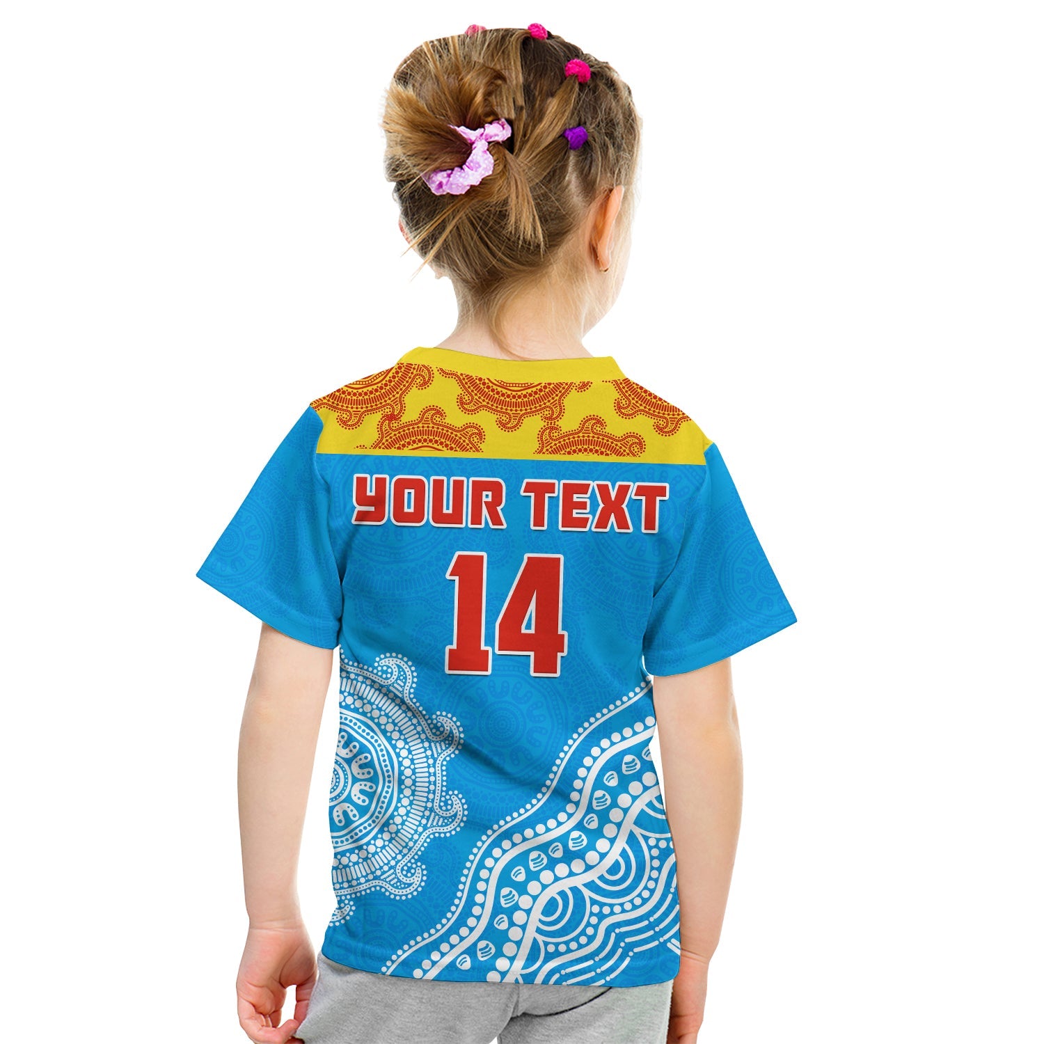 (Custom Text And Number) Suns T Shirt Go Sunnies Aboriginal Simple Style - Vibe Hoodie Shop