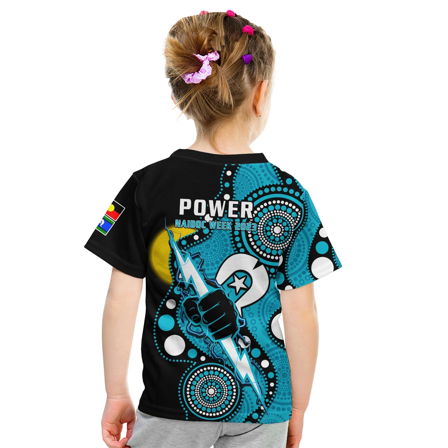 Port Adelaide Football NAIDOC 2023 T Shirt KID For Our Elders Indigenous Art - Vibe Hoodie Shop