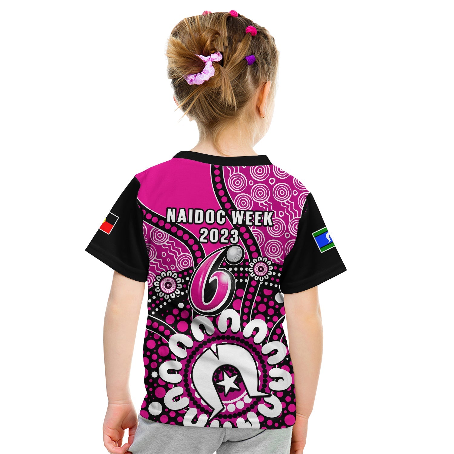 Sydney Sixers NAIDOC 2023 T Shirt Indigenous For Our Elders - Vibe Hoodie Shop