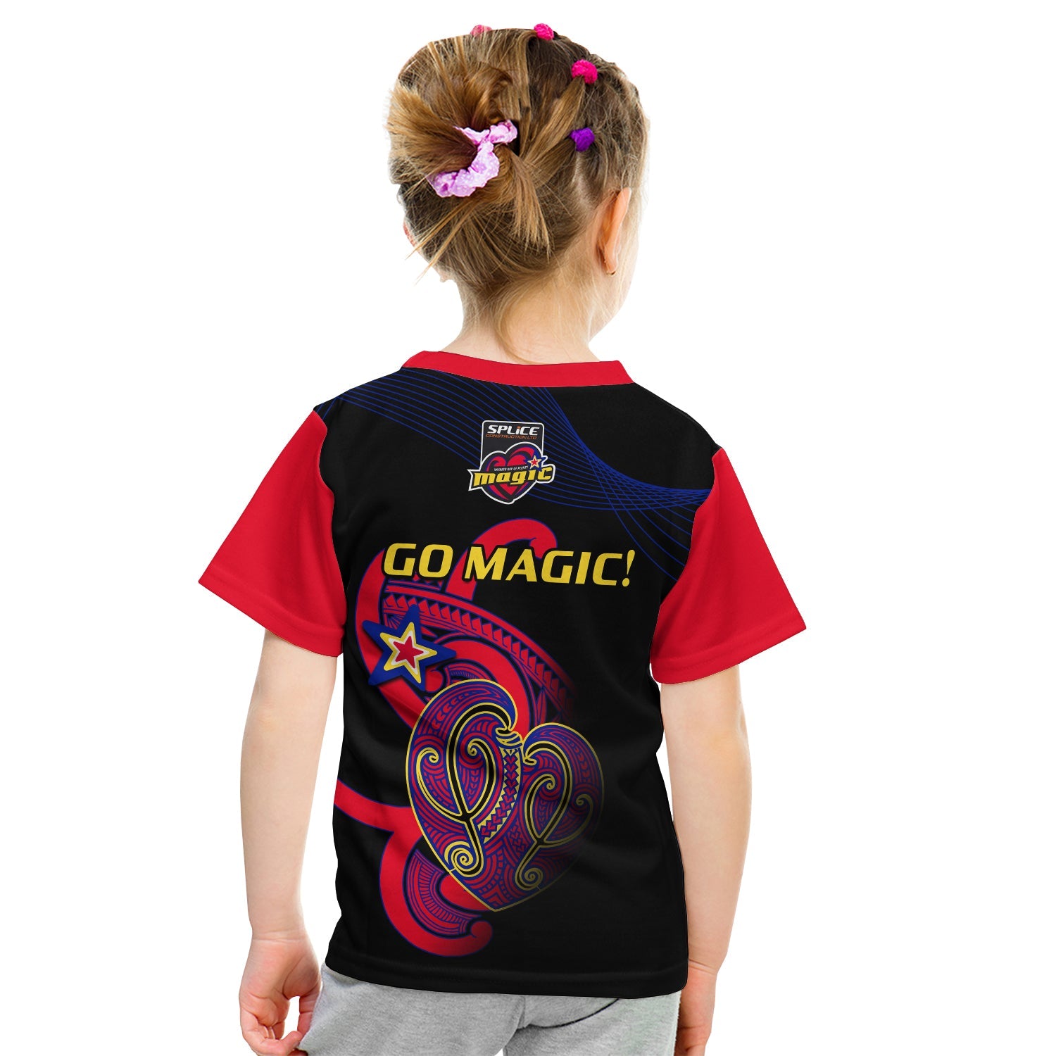 Aotearoa Netball T Shirt Waikato Bay of Plenty Magic 2023 ANZ Premiership - Vibe Hoodie Shop