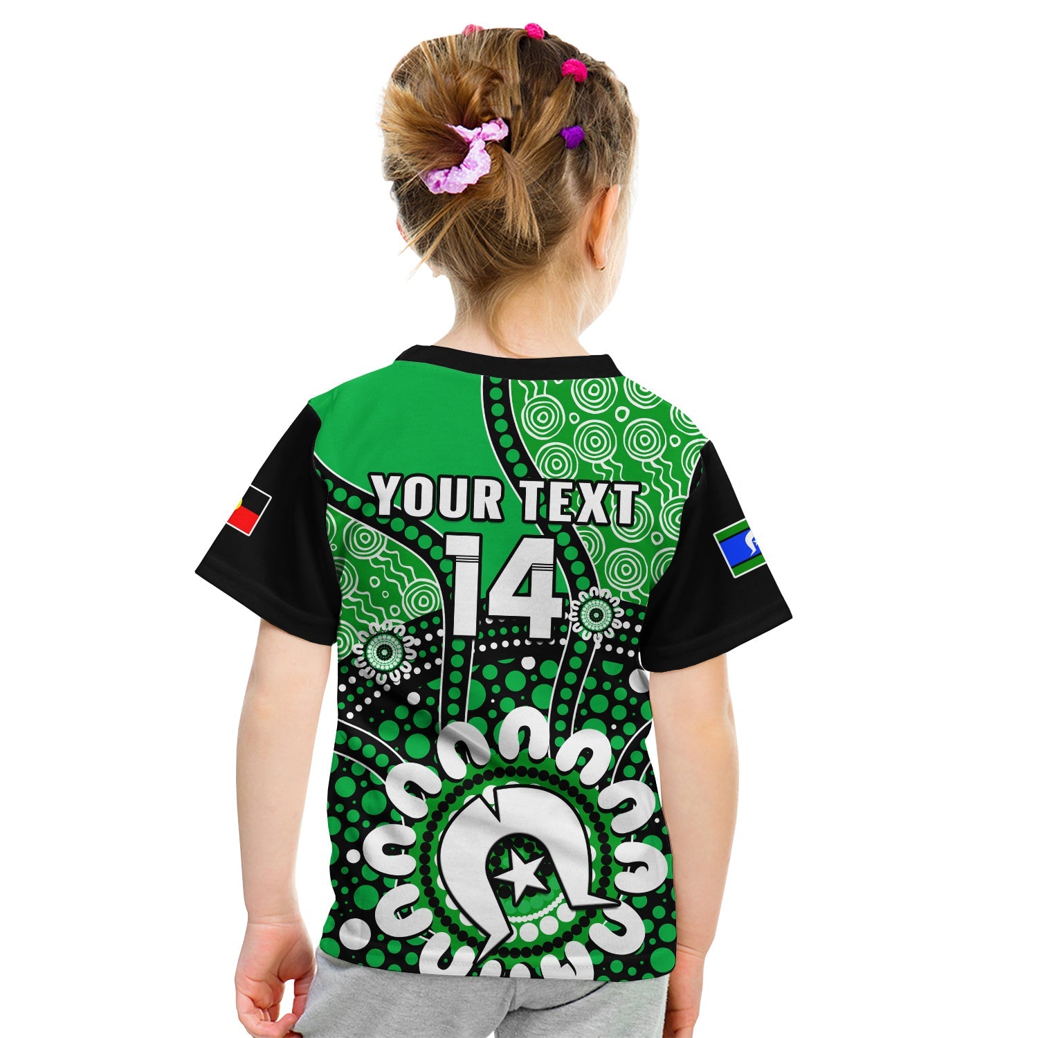 (Custom Text And Number) Melbourne Stars NAIDOC 2023 T Shirt KID Indigenous For Our Elders - Vibe Hoodie Shop