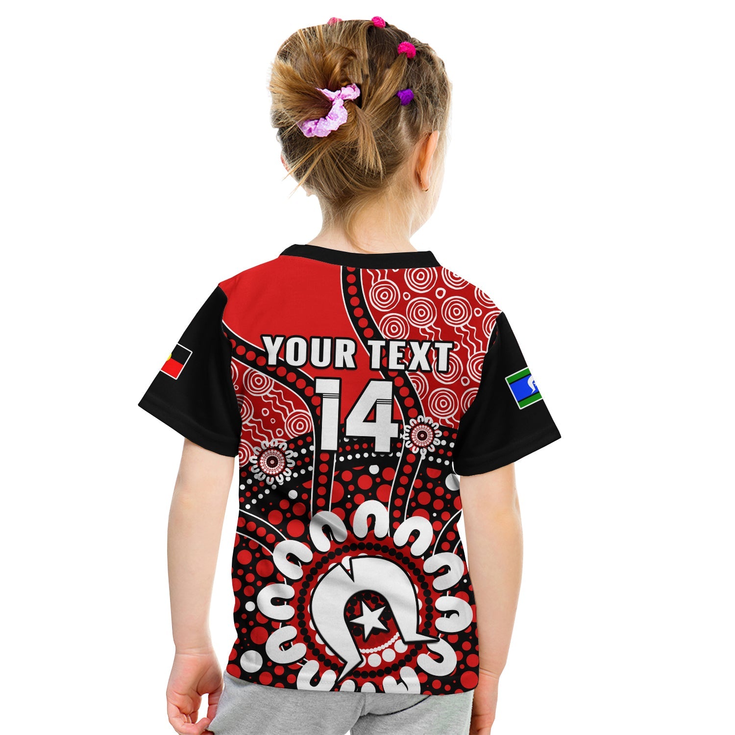 (Custom Text And Number) Melbourne Renegades NAIDOC 2023 T Shirt KID Indigenous For Our Elders - Vibe Hoodie Shop