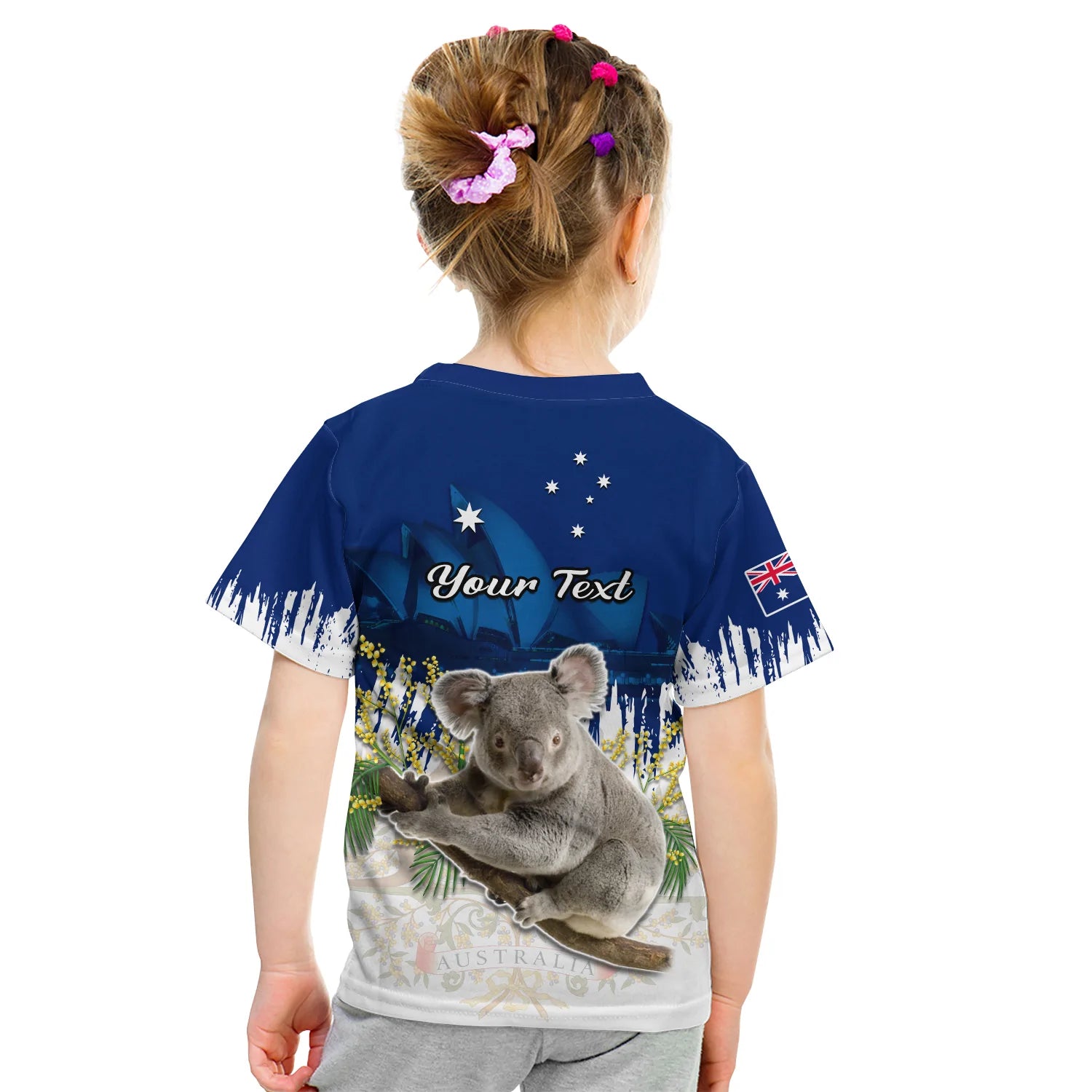 (Custom Personalised) Australia Day T Shirt Koala Sydney Opera House Flag Color - Vibe Hoodie Shop