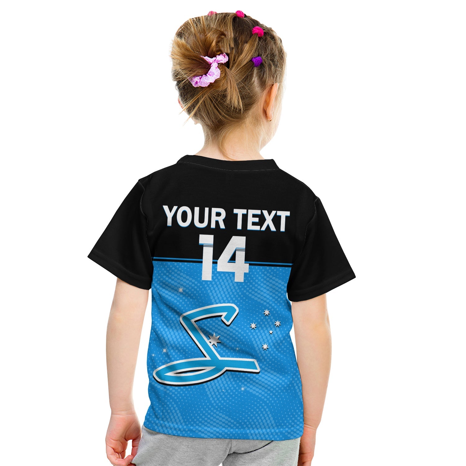 (Custom Text And Number) Adelaide Strikers Cricket T Shirt KID Est 2011 Sporty - Vibe Hoodie Shop