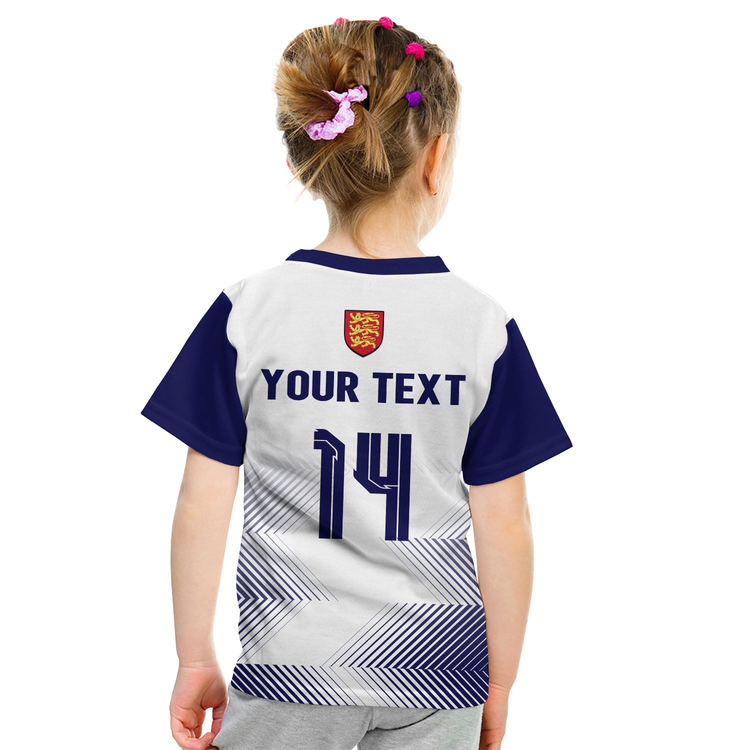 (Custom Text And Number) England Rugby T Shirt KID National Team Sporty Style - Vibe Hoodie Shop