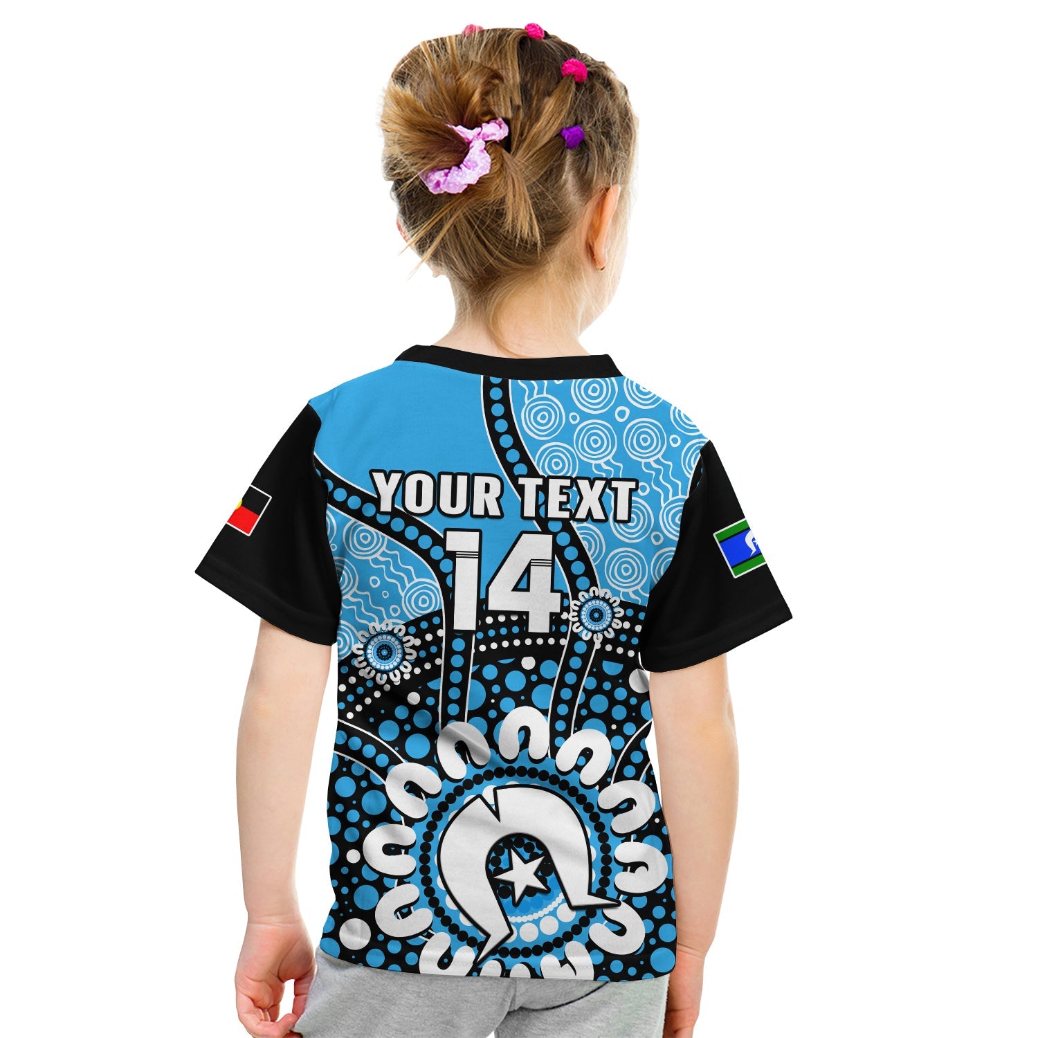 (Custom Text And Number) Adelaide Strikers NAIDOC 2023 T Shirt KID Indigenous For Our Elders - Vibe Hoodie Shop