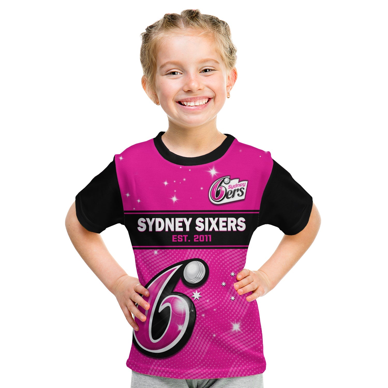 Sydney Sixers T Shirt Est 2011 Simple Style - Vibe Hoodie Shop