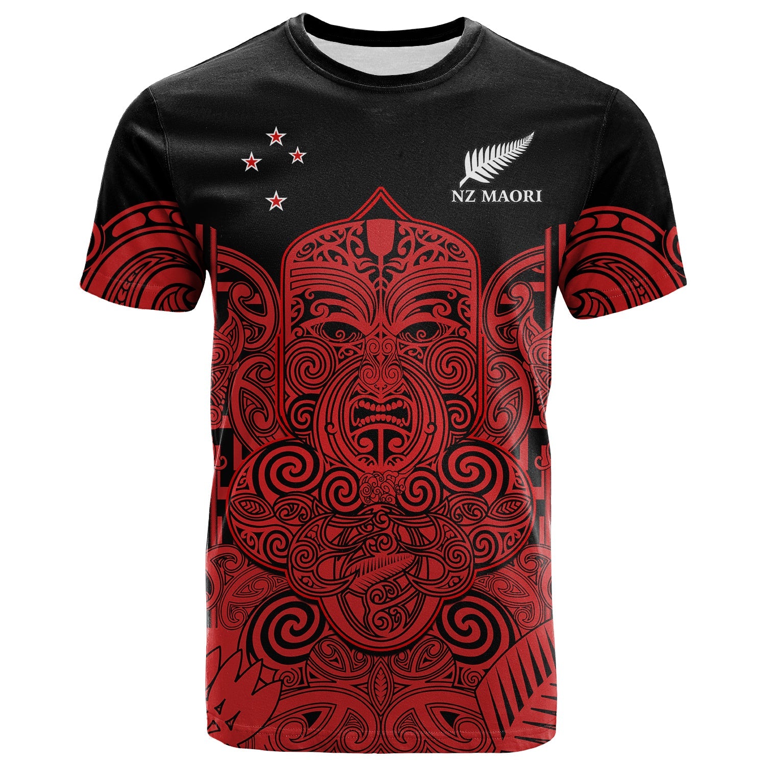 (Custom Text And Number) New Zealand Tiki Rugby T Shirt NZ Maori Koru Pattern Ver.03 - Vibe Hoodie Shop