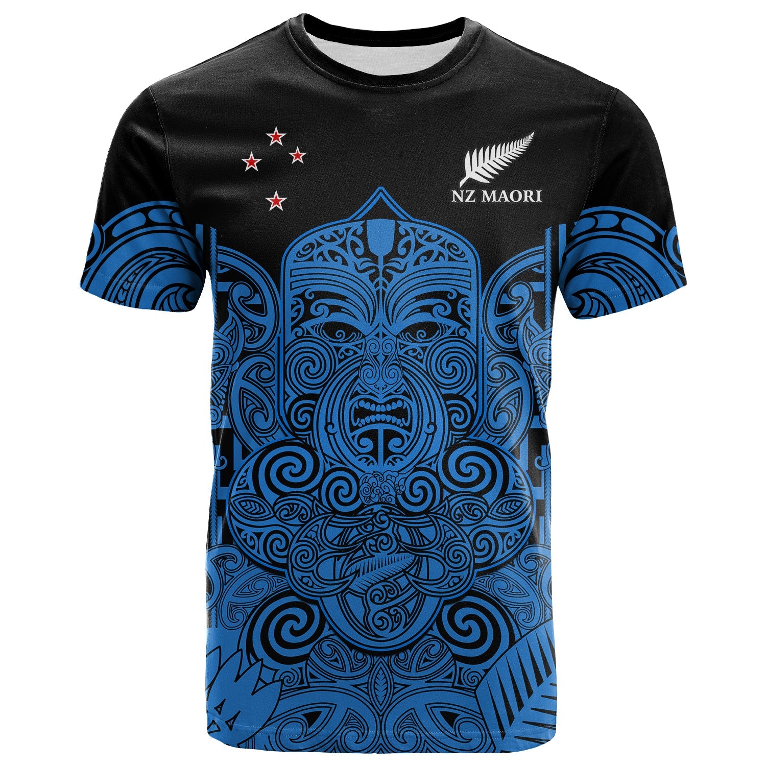 (Custom Text And Number) New Zealand Tiki Rugby T Shirt NZ Maori Koru Pattern Ver.05 - Vibe Hoodie Shop