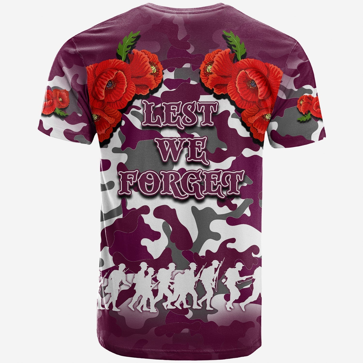 ANZAC Day T shirt Sea Eagles Army Style - Vibe Hoodie Shop