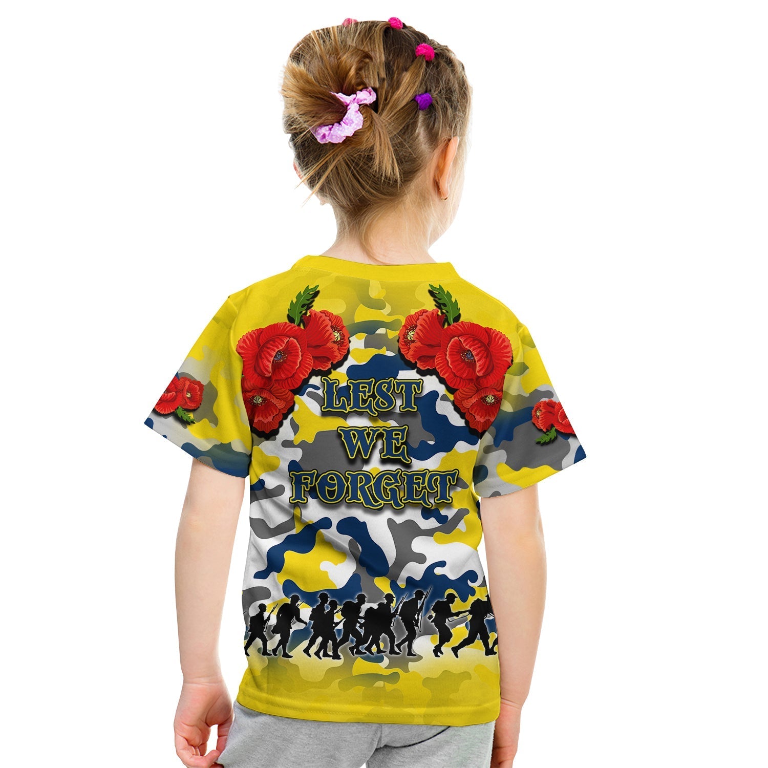 ANZAC Day T shirt Cowboys Army Style No.2 - Vibe Hoodie Shop