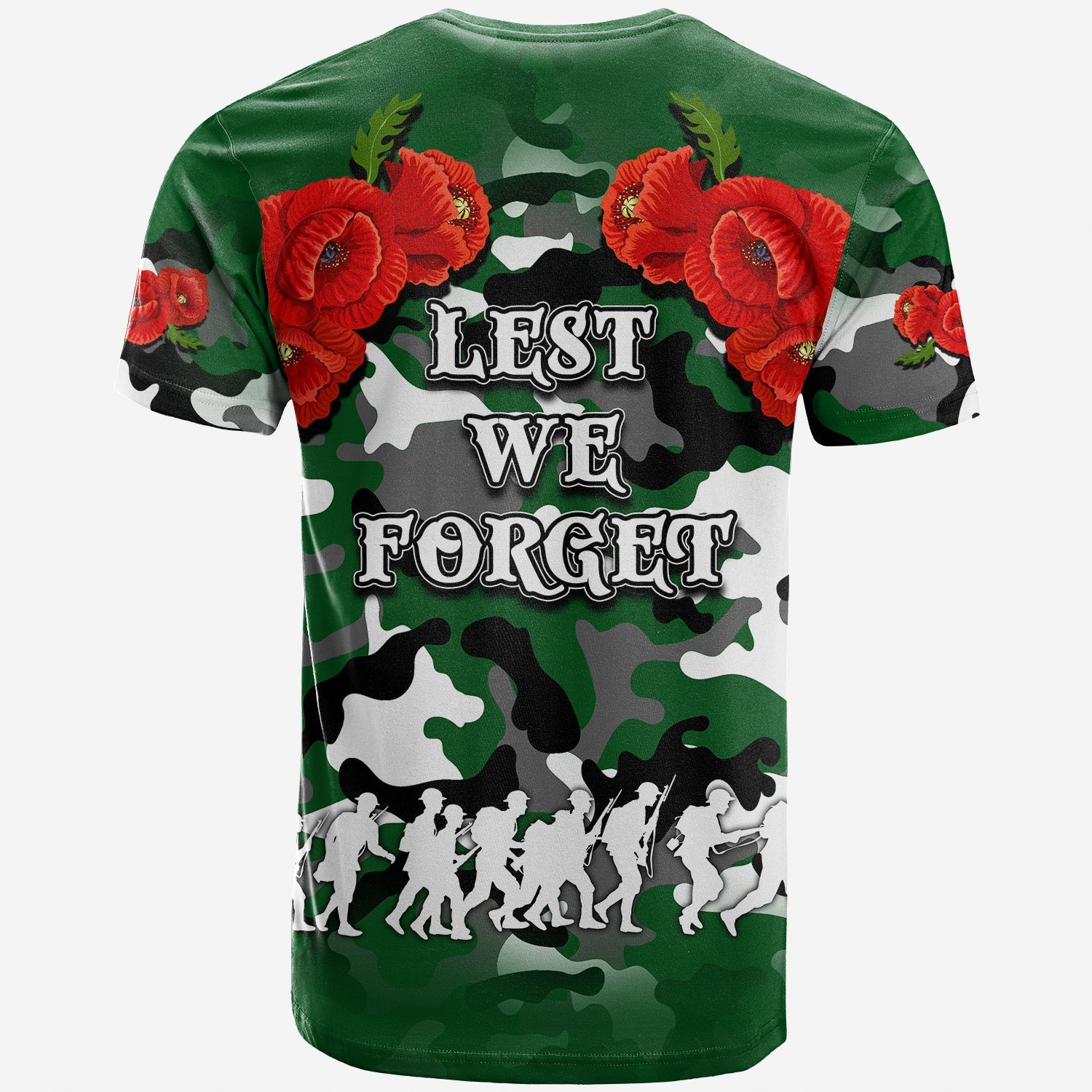 ANZAC Day T shirt Rabbitohs Army Style - Vibe Hoodie Shop