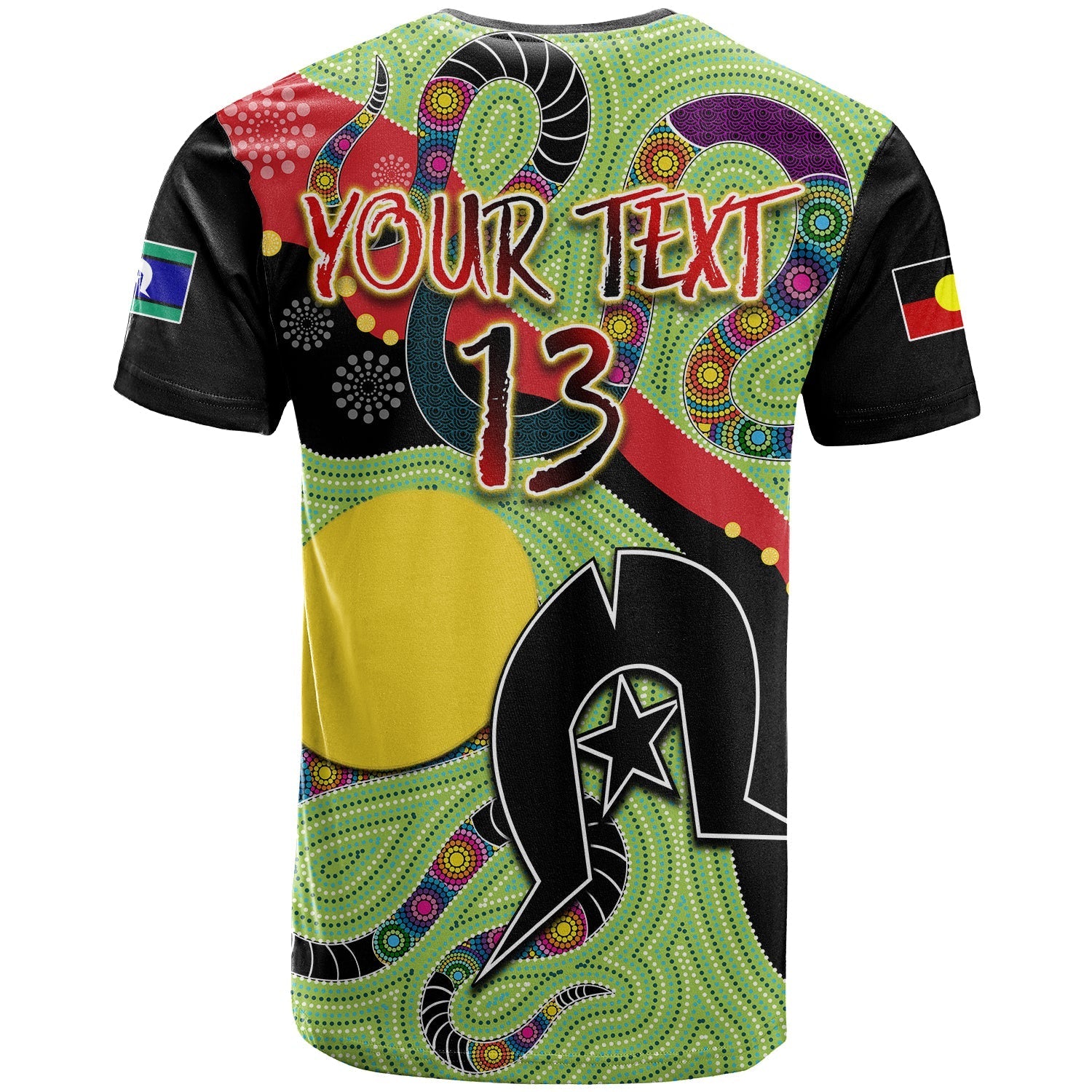 (Custom Text and Number) Aboriginal NAIDOC Week T shirt Stronger Together Unique Style - Vibe Hoodie Shop