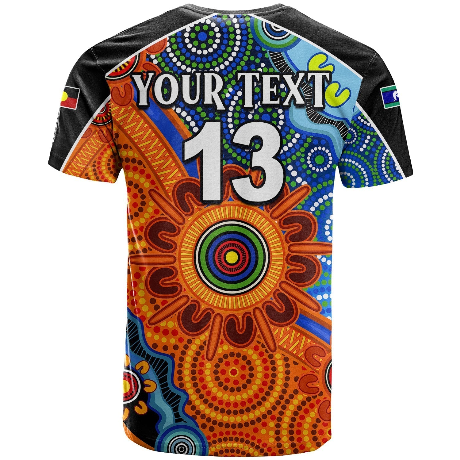 (Custom Text and Number) NAIDOC Week 2022 T Shirt Aboriginal and Torres Strait Islanders Together - Vibe Hoodie Shop