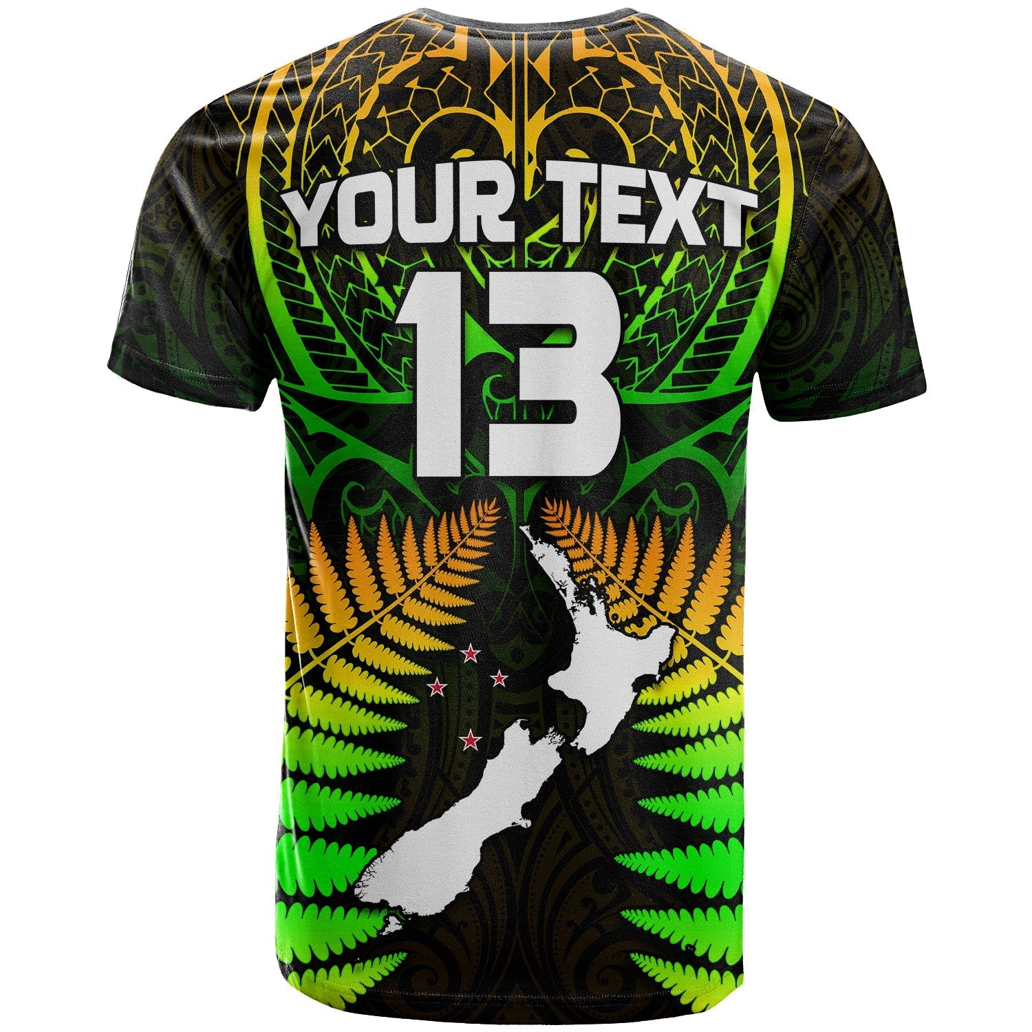 (Custom Text and Number) Aotearoa Fern T shirt New Zealand Hei Tiki Special Style - Vibe Hoodie Shop