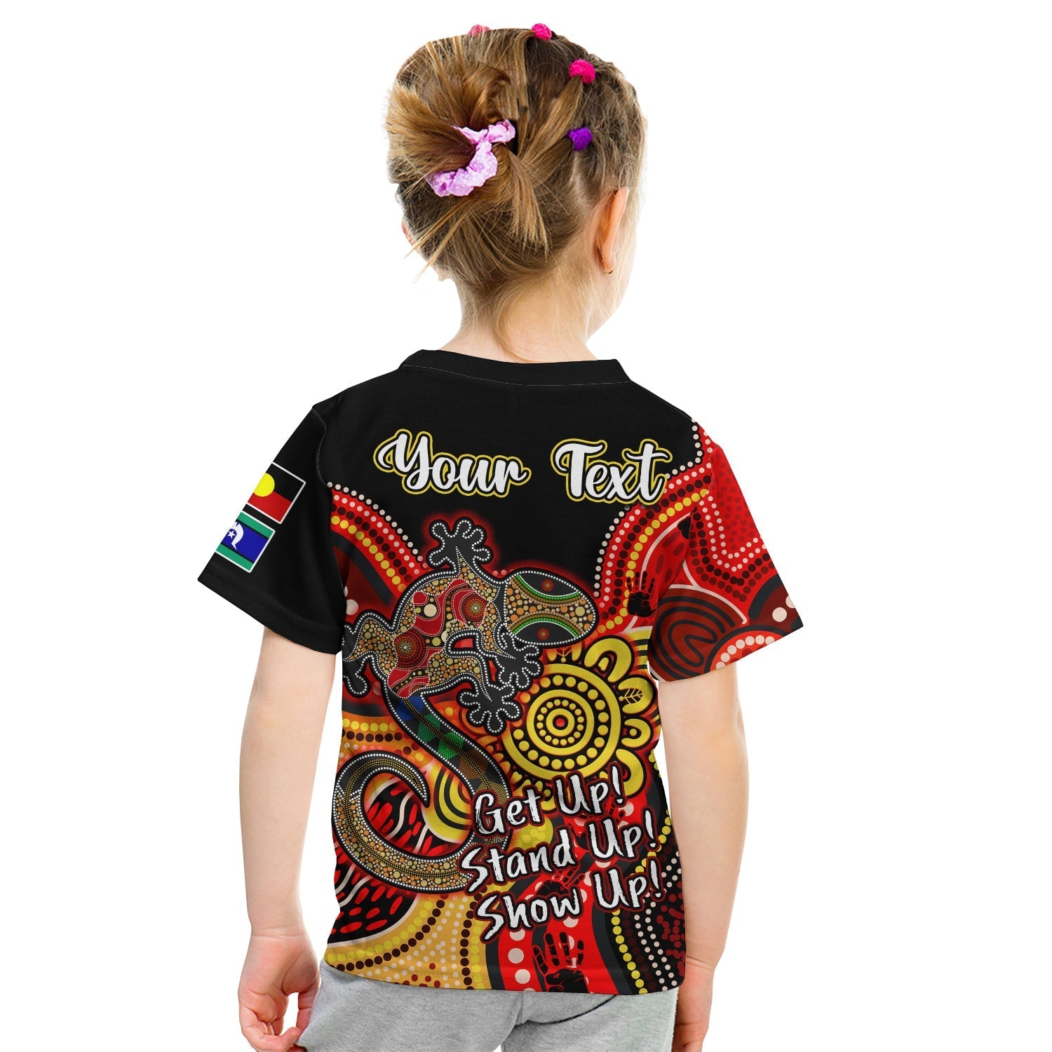 (Custom Personalised) NAIDOC Week 2022 T shirt KID Aboriginal Lizard Always Proud History - Vibe Hoodie Shop