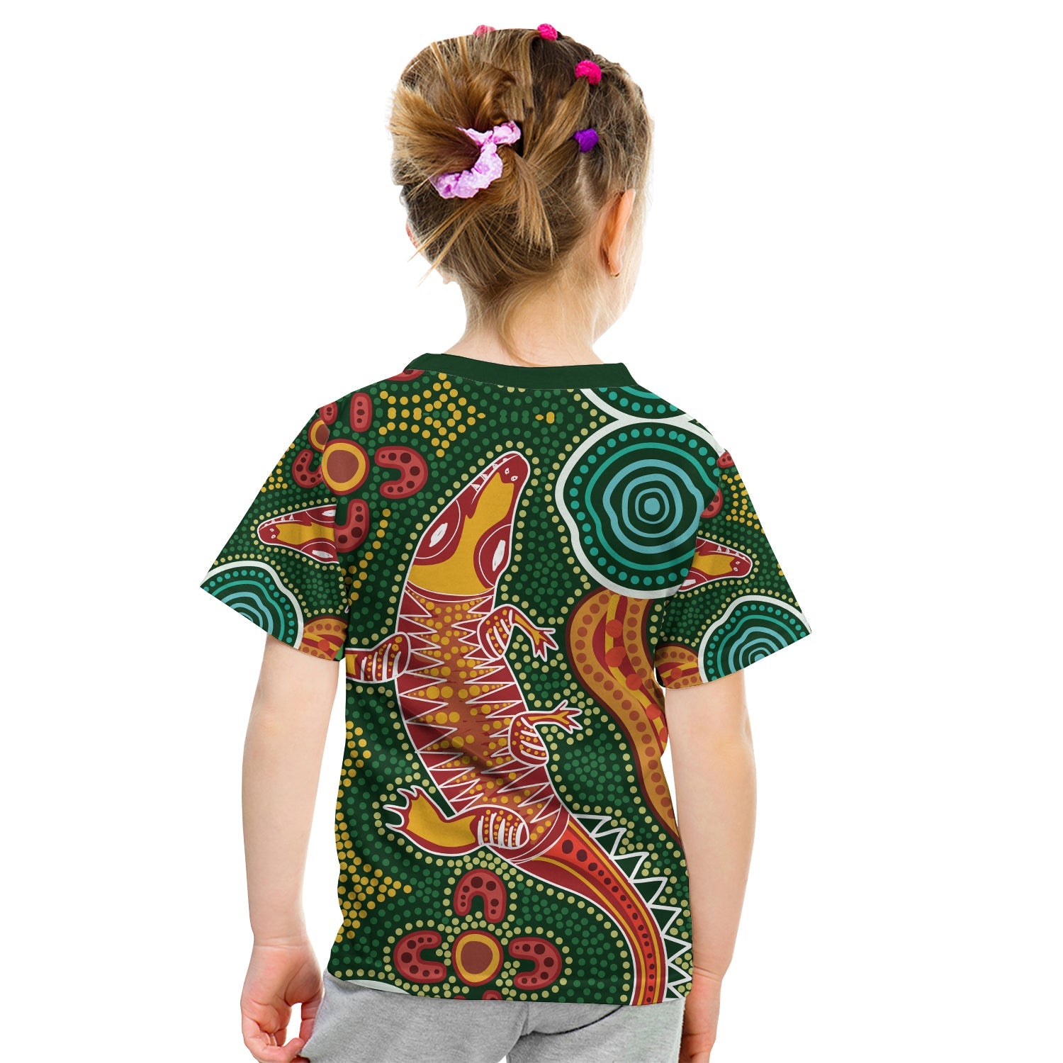 (Custom Personalised) Aboriginal Art Crocodile T Shirt KID You Are Number One - Vibe Hoodie Shop