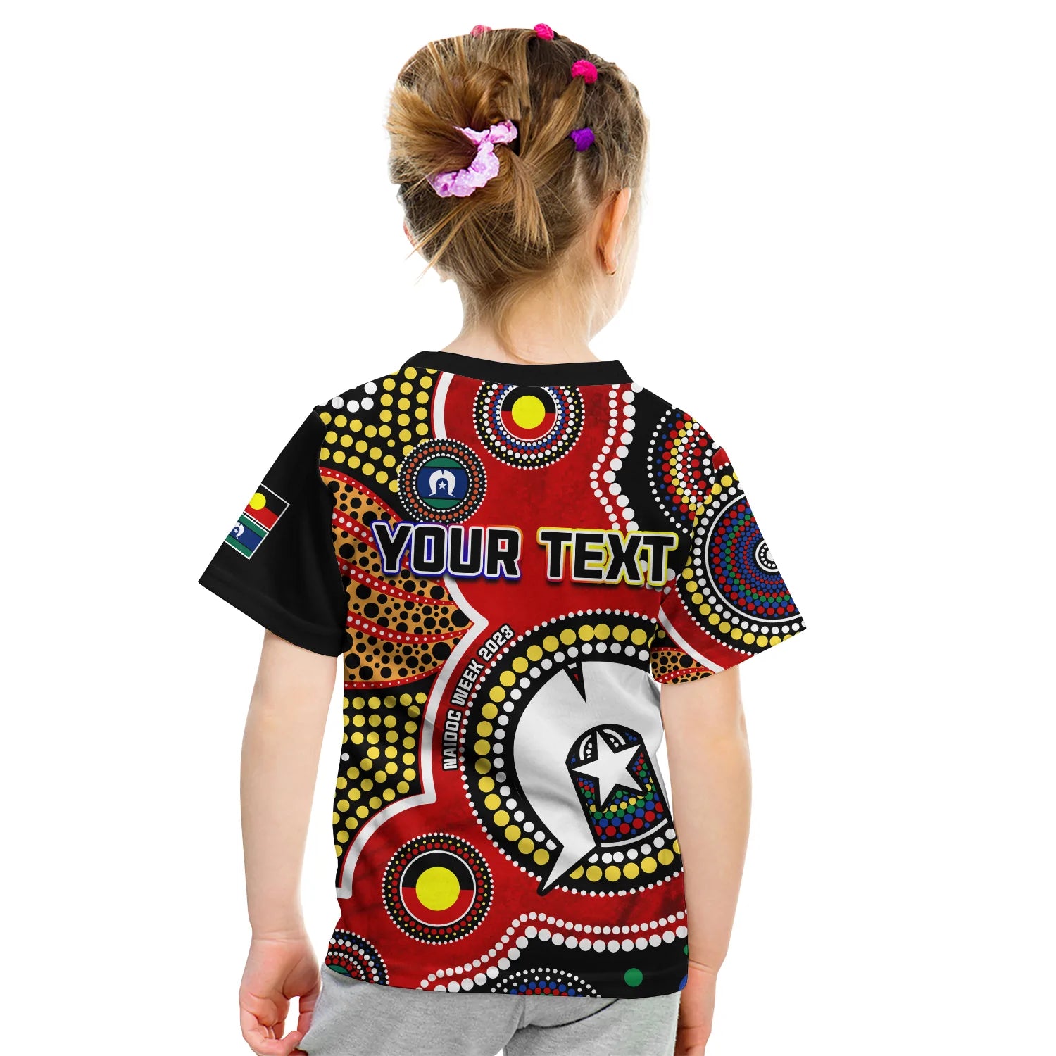 (Custom Personalised) Australia NAIDOC Week T Shirt For Our Elders Aborigines and Islanders Flag - Vibe Hoodie Shop