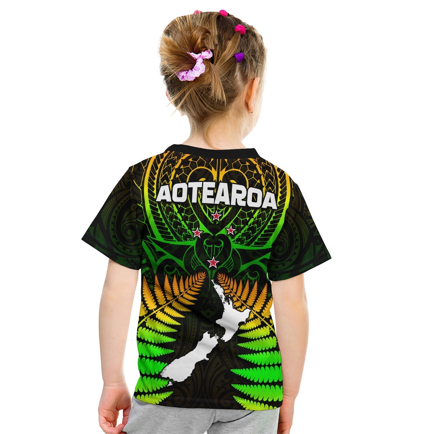 Aotearoa Fern T shirt New Zealand Hei Tiki Special Style - Vibe Hoodie Shop