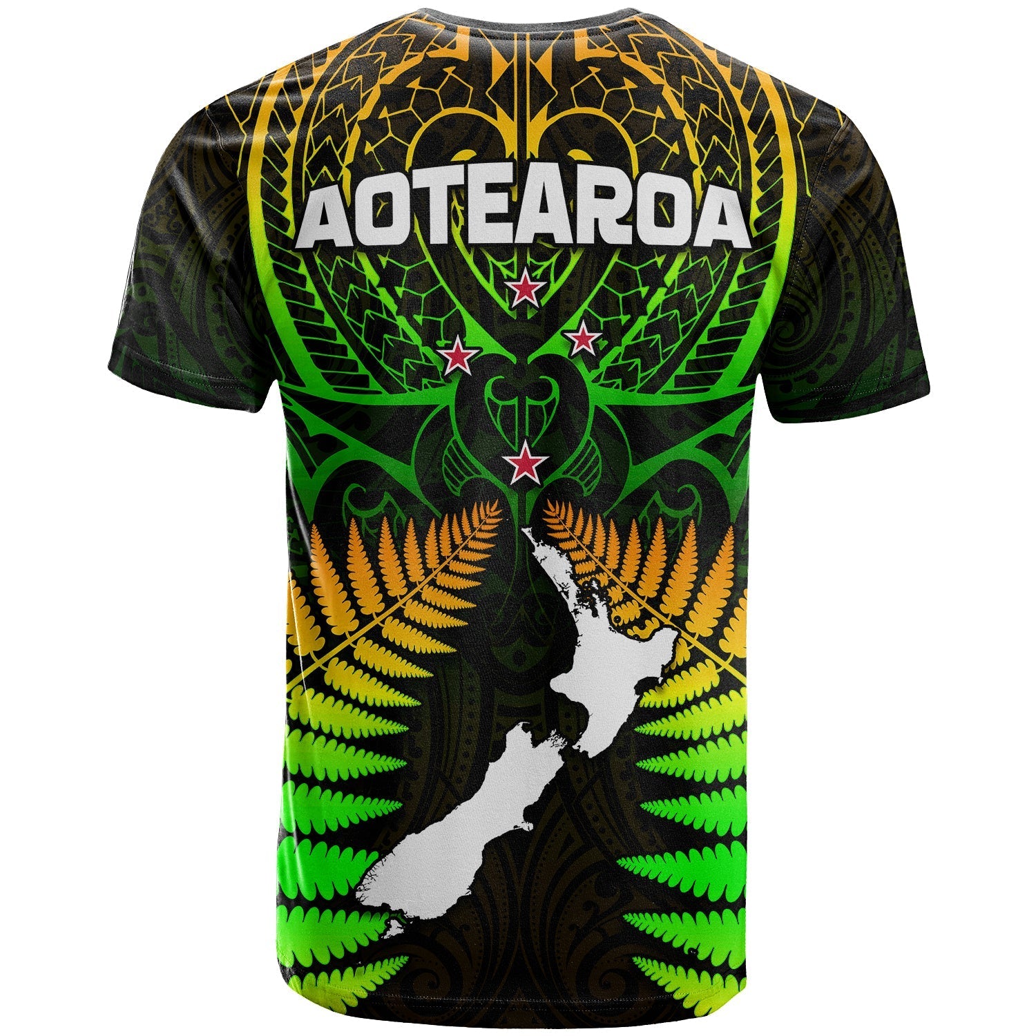Aotearoa Fern T shirt New Zealand Hei Tiki Special Style - Vibe Hoodie Shop
