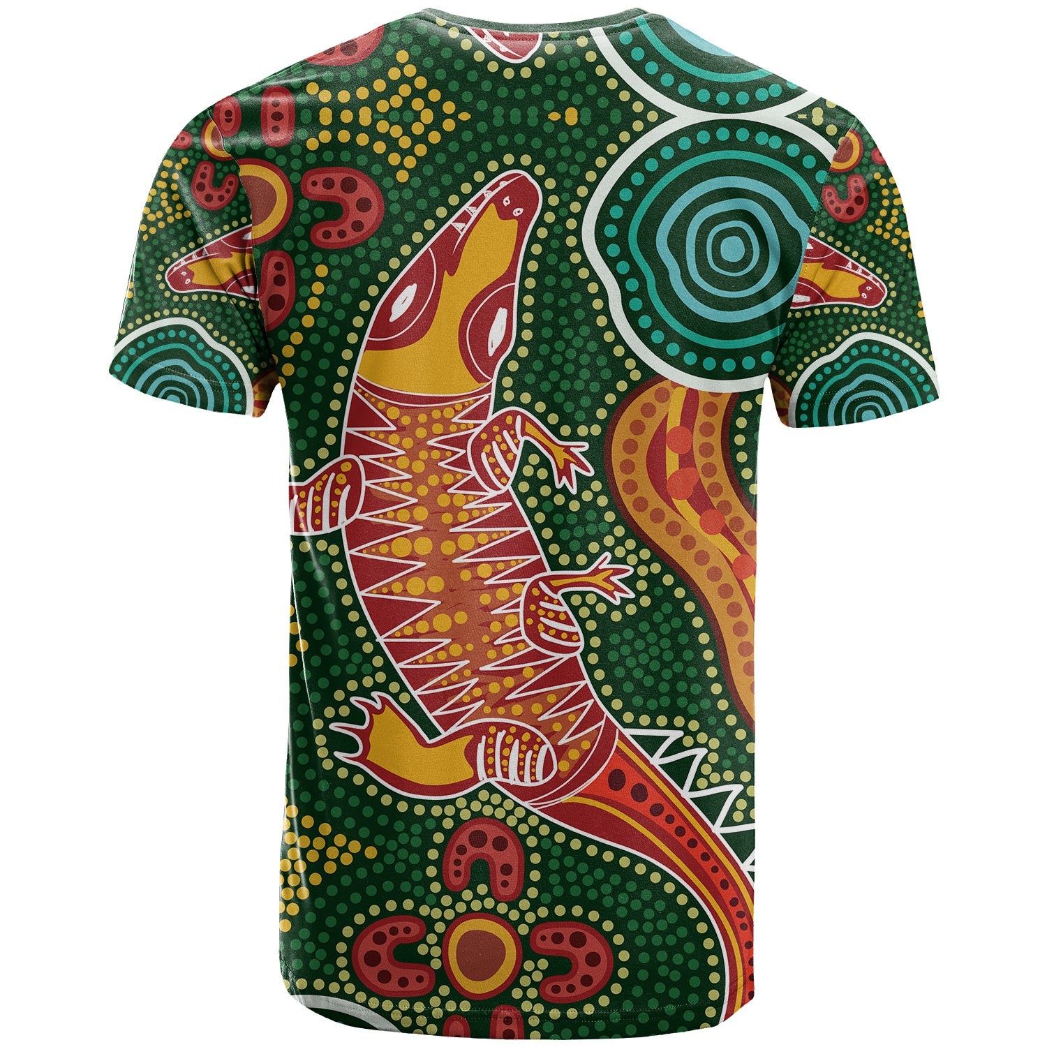 (Custom Personalised) Aboriginal Art Crocodile T Shirt You Are Number One - Vibe Hoodie Shop