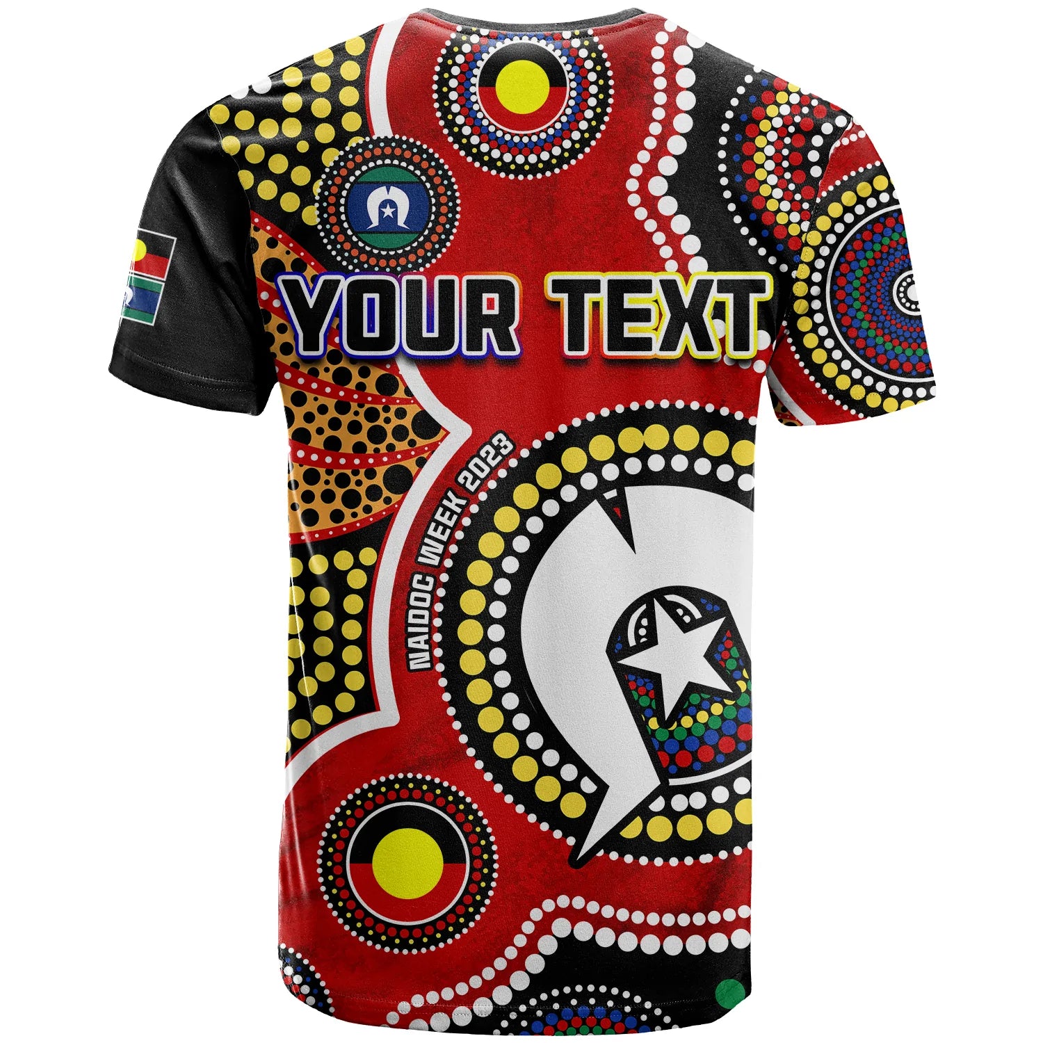 (Custom Personalised) Australia NAIDOC Week T Shirt For Our Elders Aborigines and Islanders Flag - Vibe Hoodie Shop