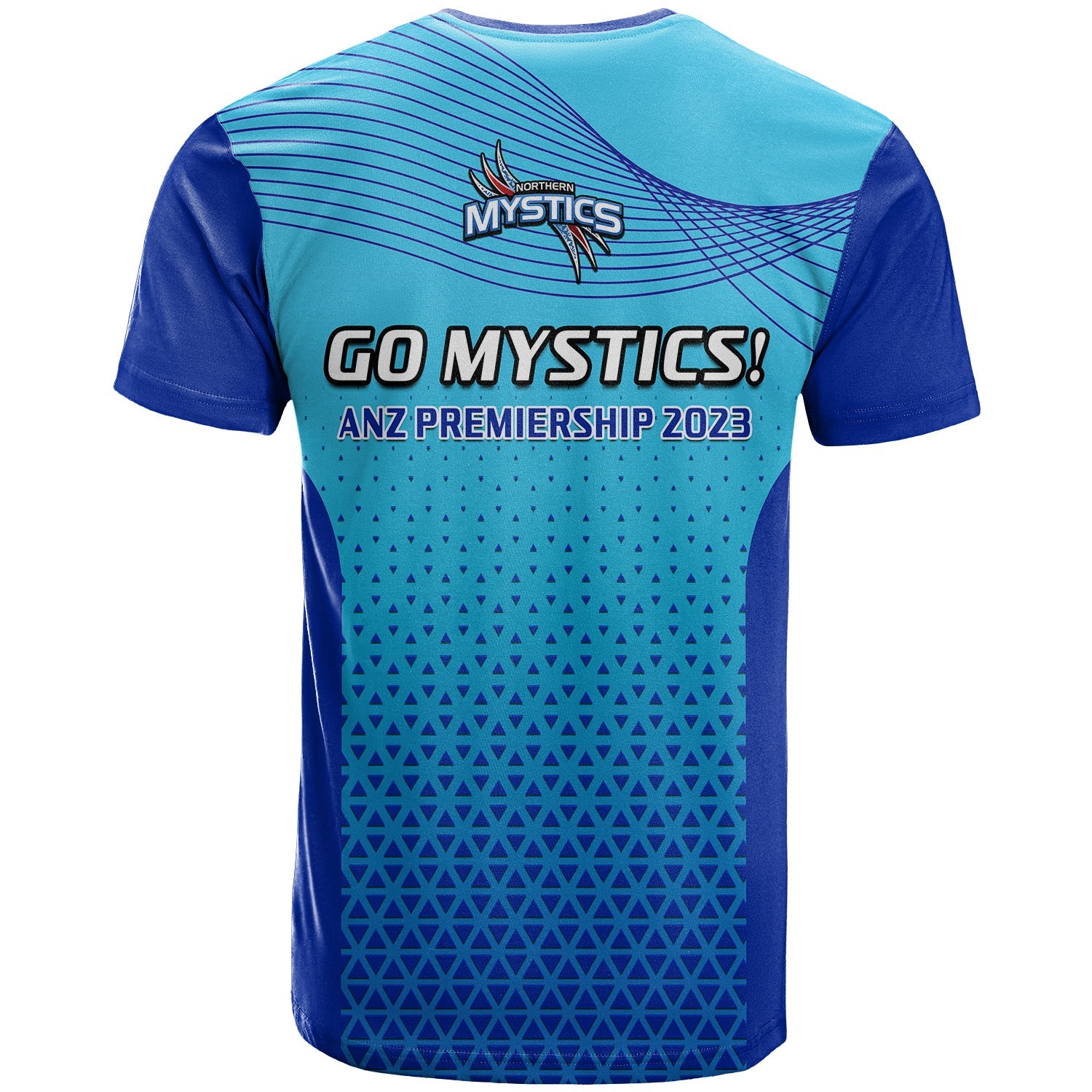 Aotearoa Netball T Shirt Northern Mystics 2023 ANZ Premiership - Vibe Hoodie Shop