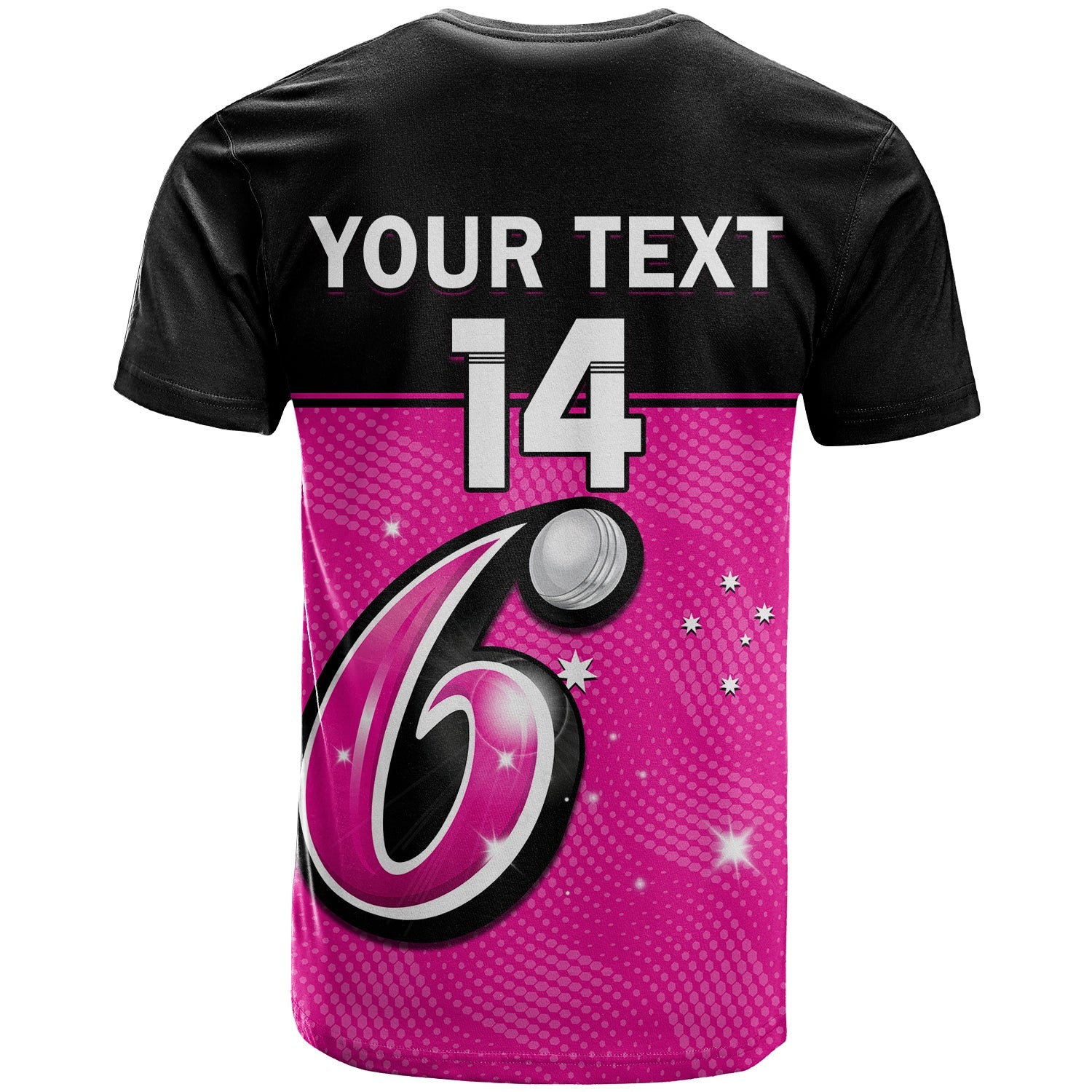 (Custom Text And Number) Sydney Sixers T Shirt Est 2011 Simple Style - Vibe Hoodie Shop