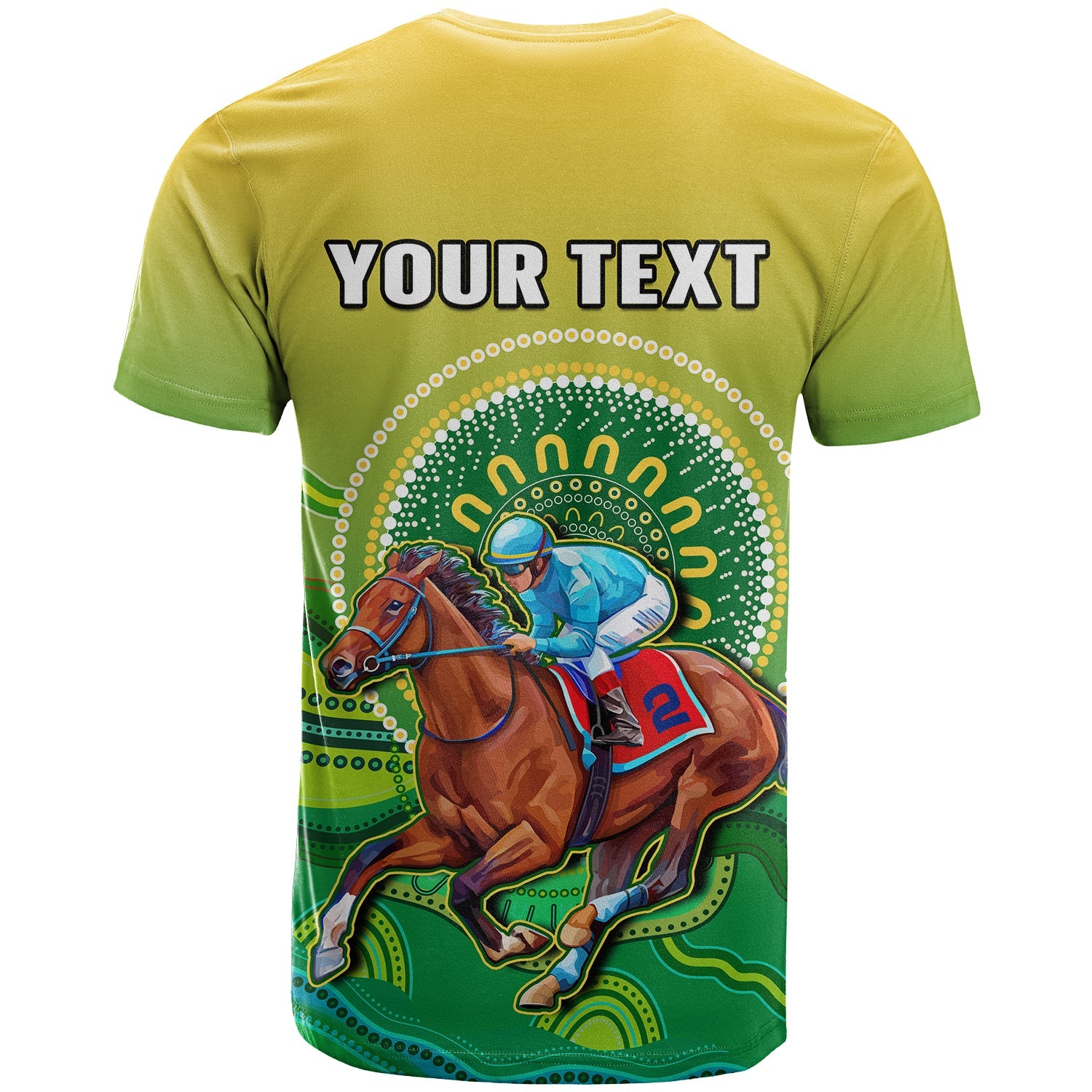 (Custom Personalised) Australia Devonport Cup 2023 T Shirt Horse Racing Indigenous Art - Vibe Hoodie Shop