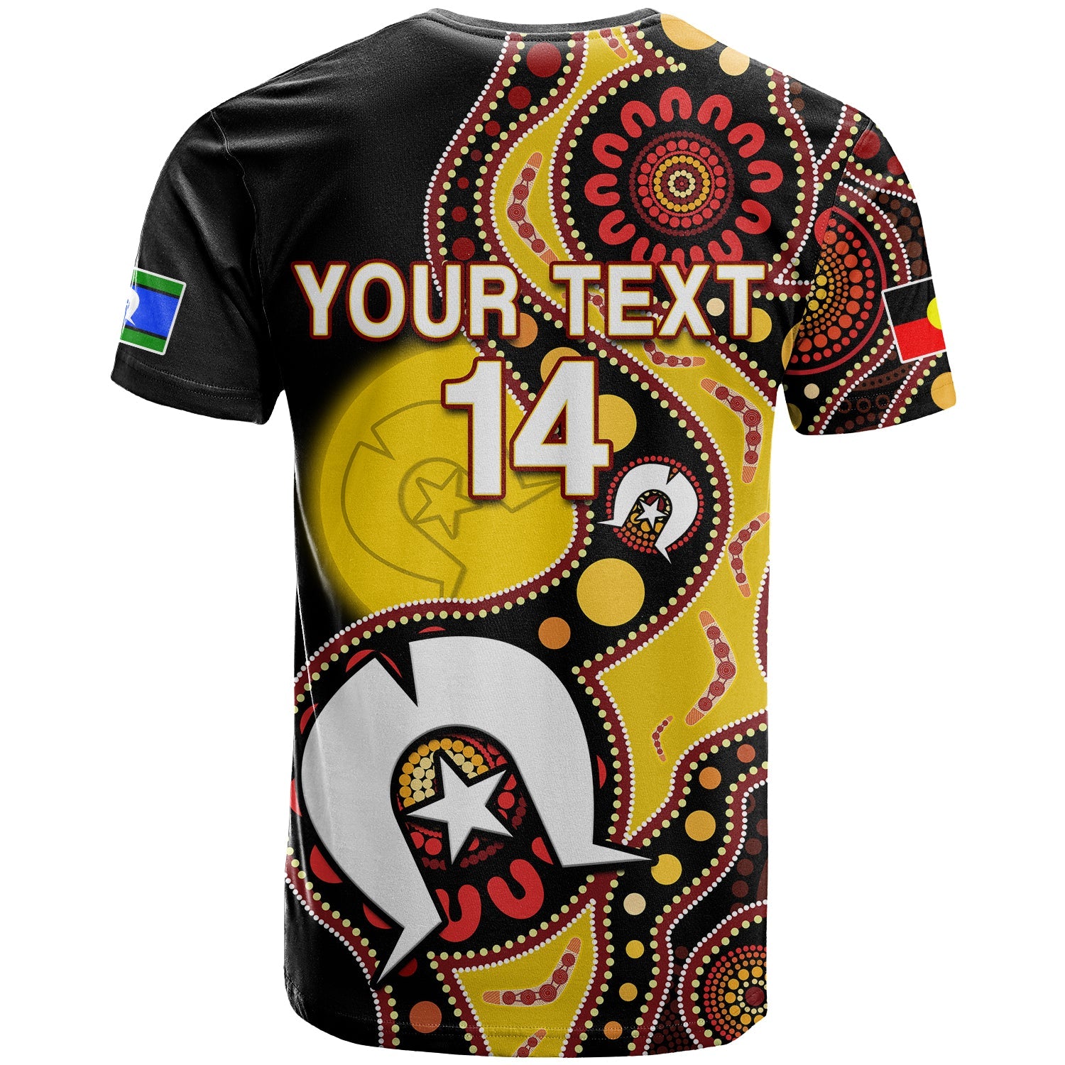 (Custom Text And Number) Australia NAIDOC Week 2023 T Shirt Indigenous For Our Elders - Vibe Hoodie Shop
