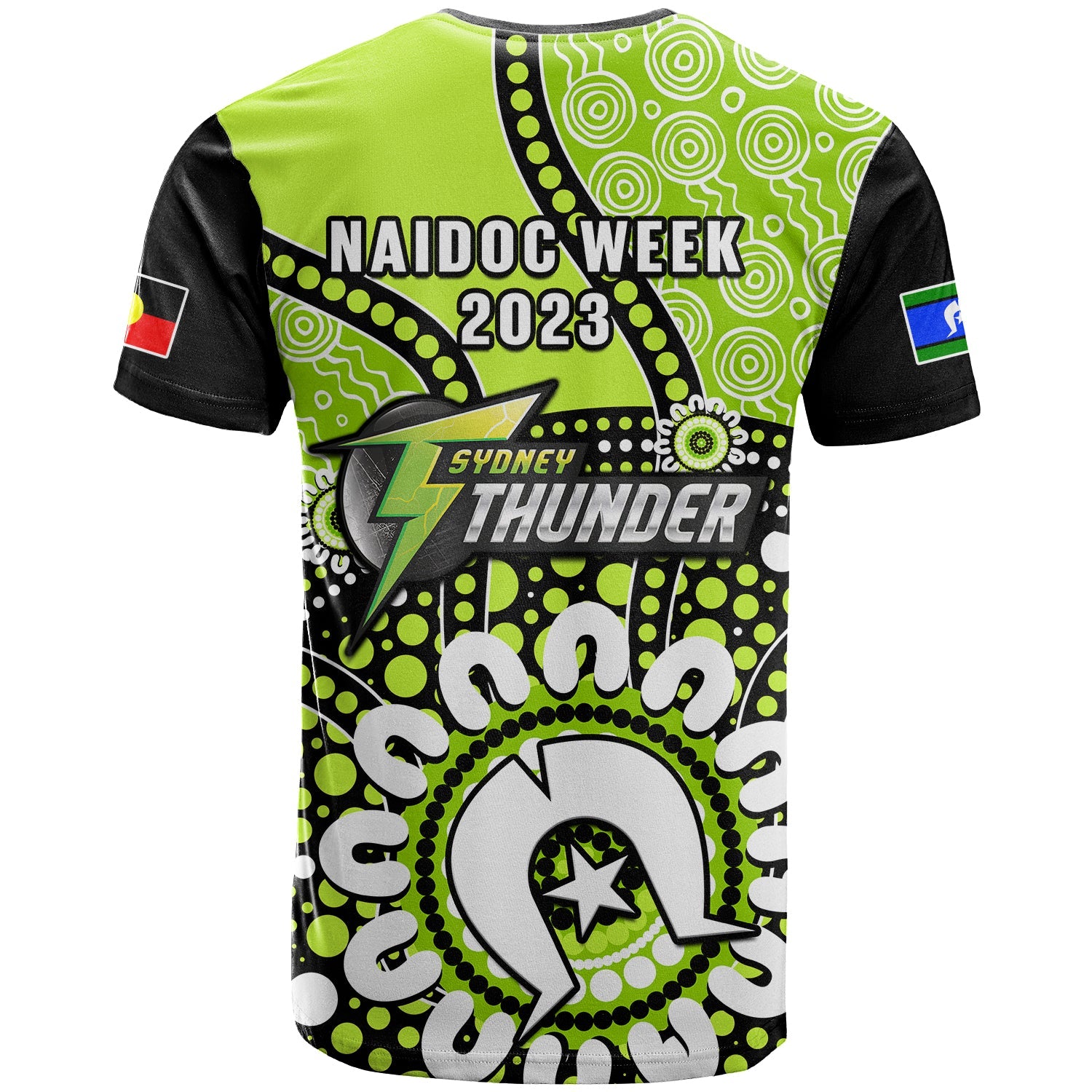 Sydney Thunder NAIDOC 2023 T Shirt Indigenous For Our Elders - Vibe Hoodie Shop