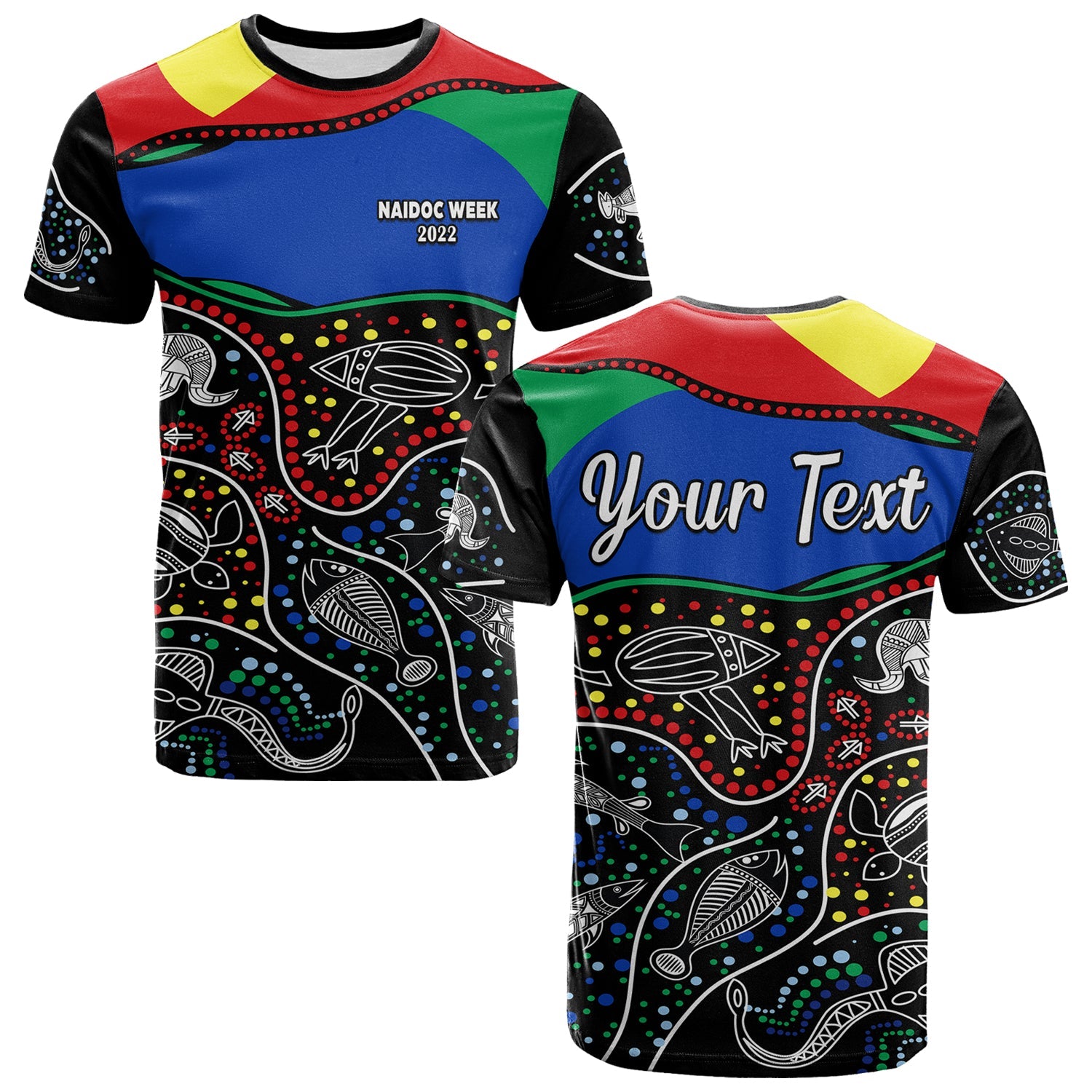 (Custom Personalised) NAIDOC Week 2022 T Shirt National Aborigines And Torres Strait Islander Animals Aboriginal - Vibe Hoodie Shop