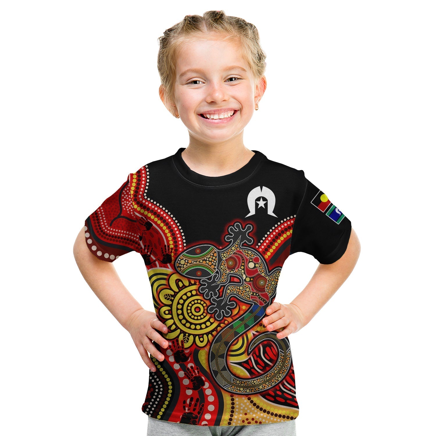 (Custom Personalised) NAIDOC Week 2022 T shirt KID Aboriginal Lizard Always Proud History - Vibe Hoodie Shop