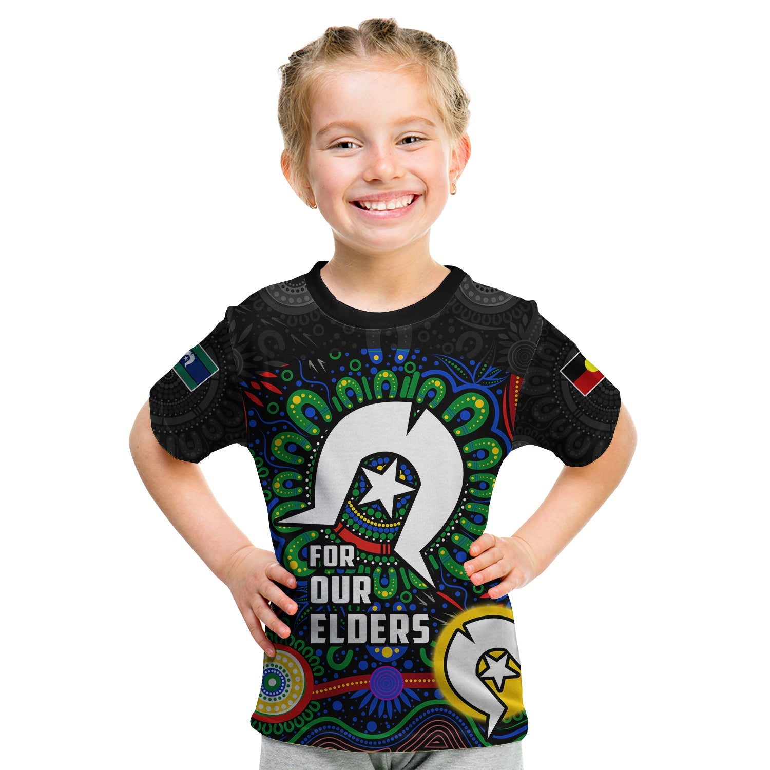 (Custom Personalised) Australia NAIDOC Week 2023 T Shirt KID Aboriginal For Our Elders - Vibe Hoodie Shop