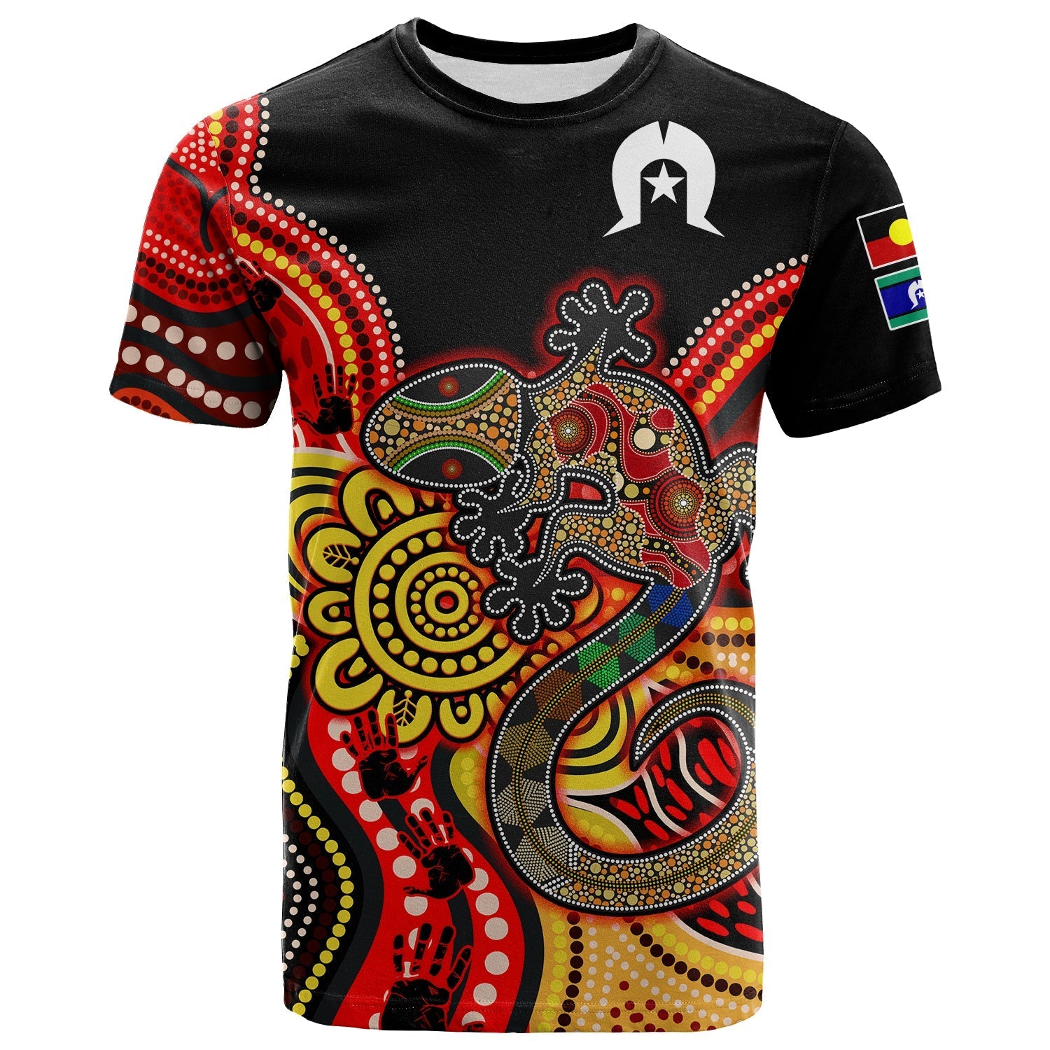 NAIDOC Week 2022 T shirt Aboriginal Lizard Always Proud History - Vibe Hoodie Shop