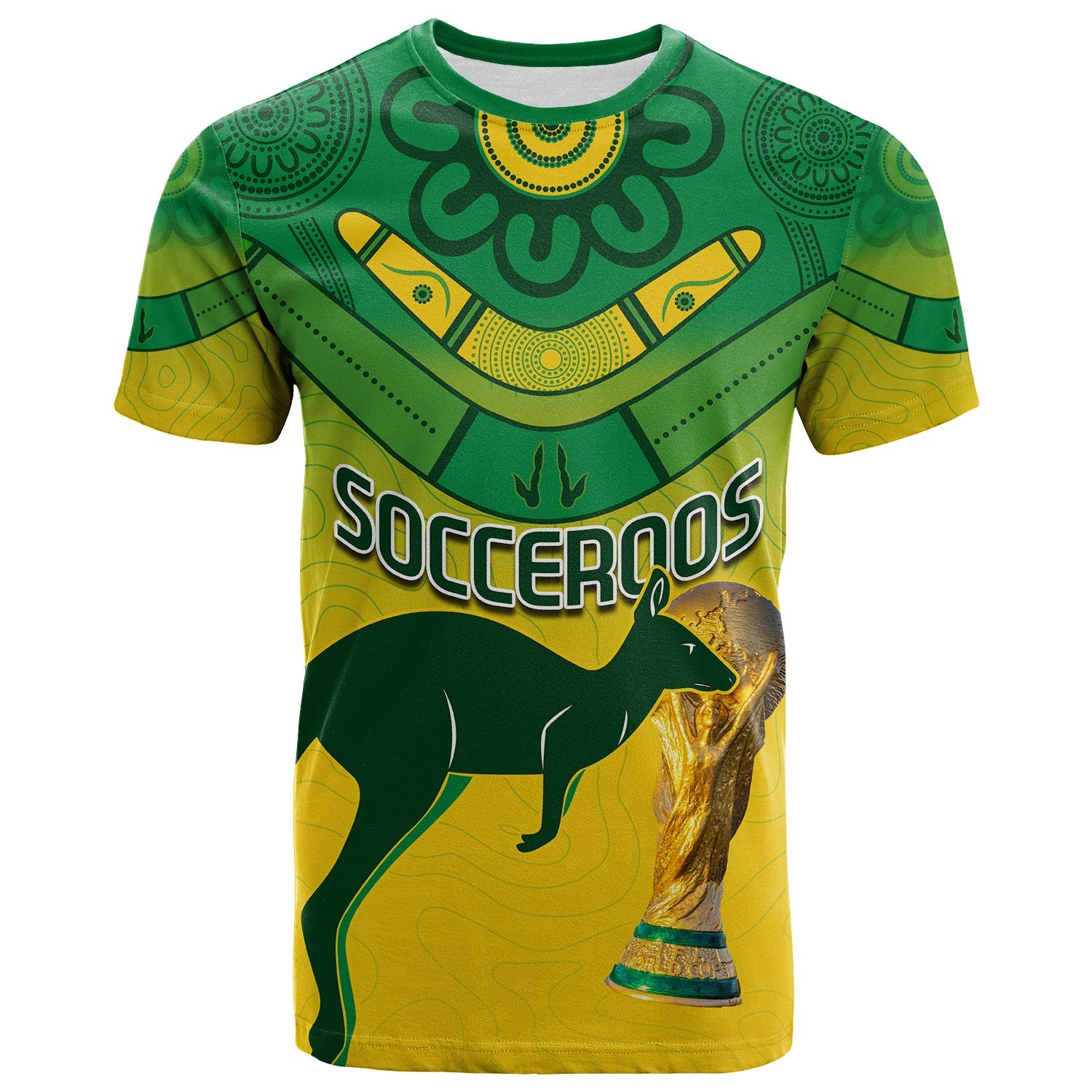 Australia Soccer T Shirt World Cup Socceroos We Are Champions - Vibe Hoodie Shop