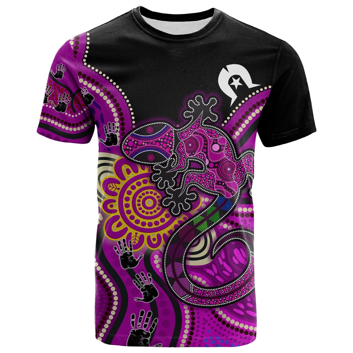 NAIDOC Week 2022 T shirt Aboriginal Lizard - Vibe Hoodie Shop