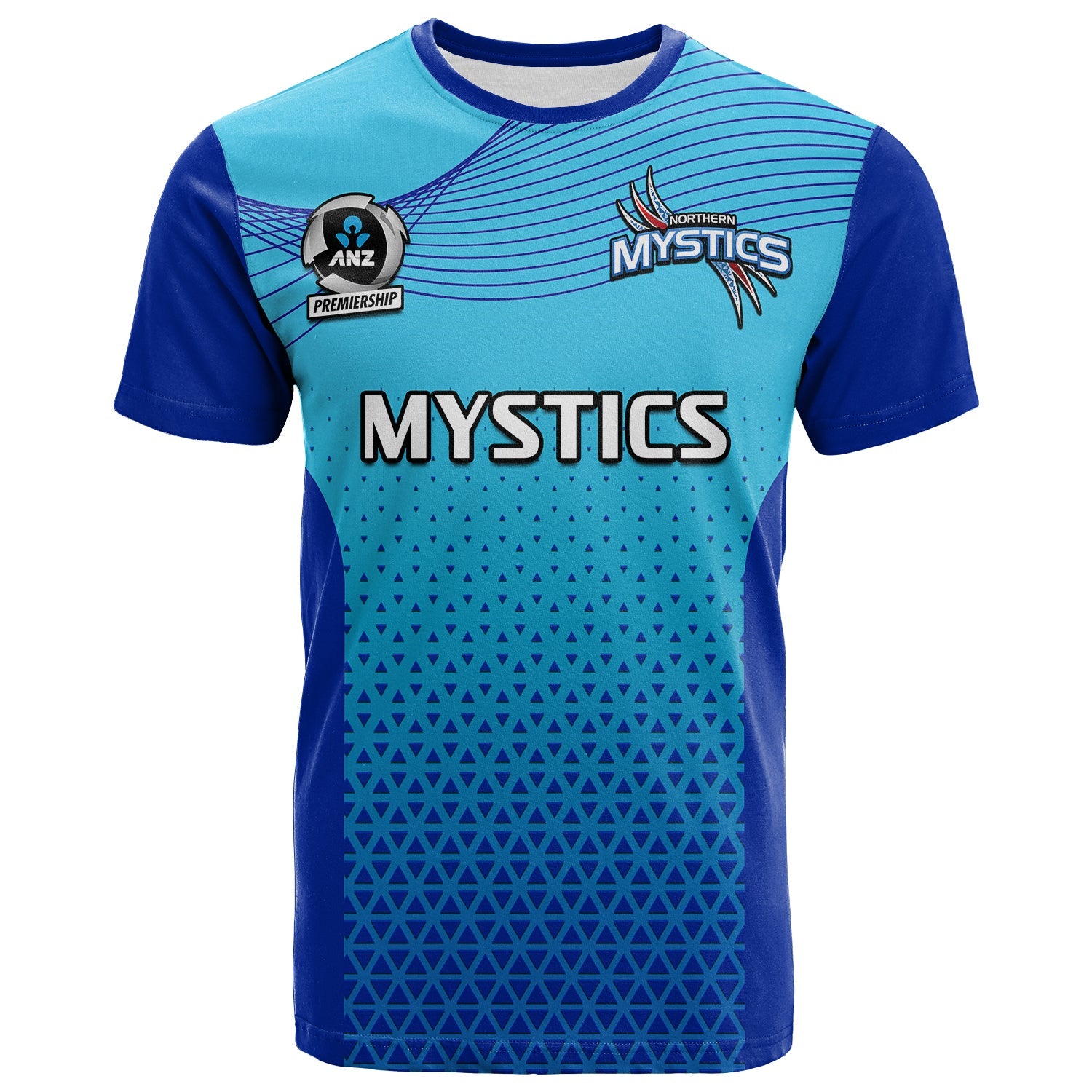 (Custom Text And Number) Aotearoa Netball T Shirt Northern Mystics 2023 ANZ Premiership - Vibe Hoodie Shop