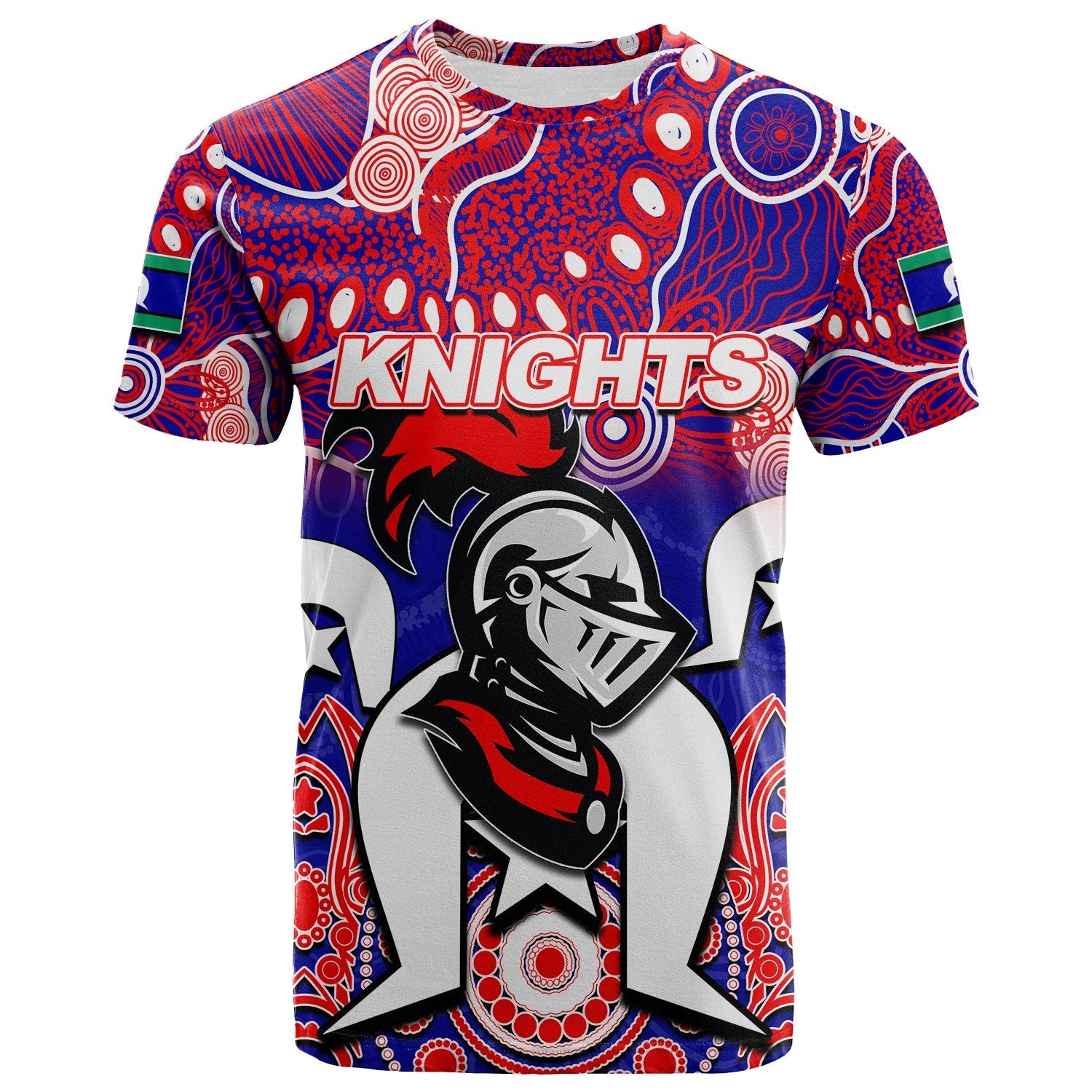 (Custom Personalised) Knights Torres Strait Islanders Mix Aboriginal T shirt - Vibe Hoodie Shop