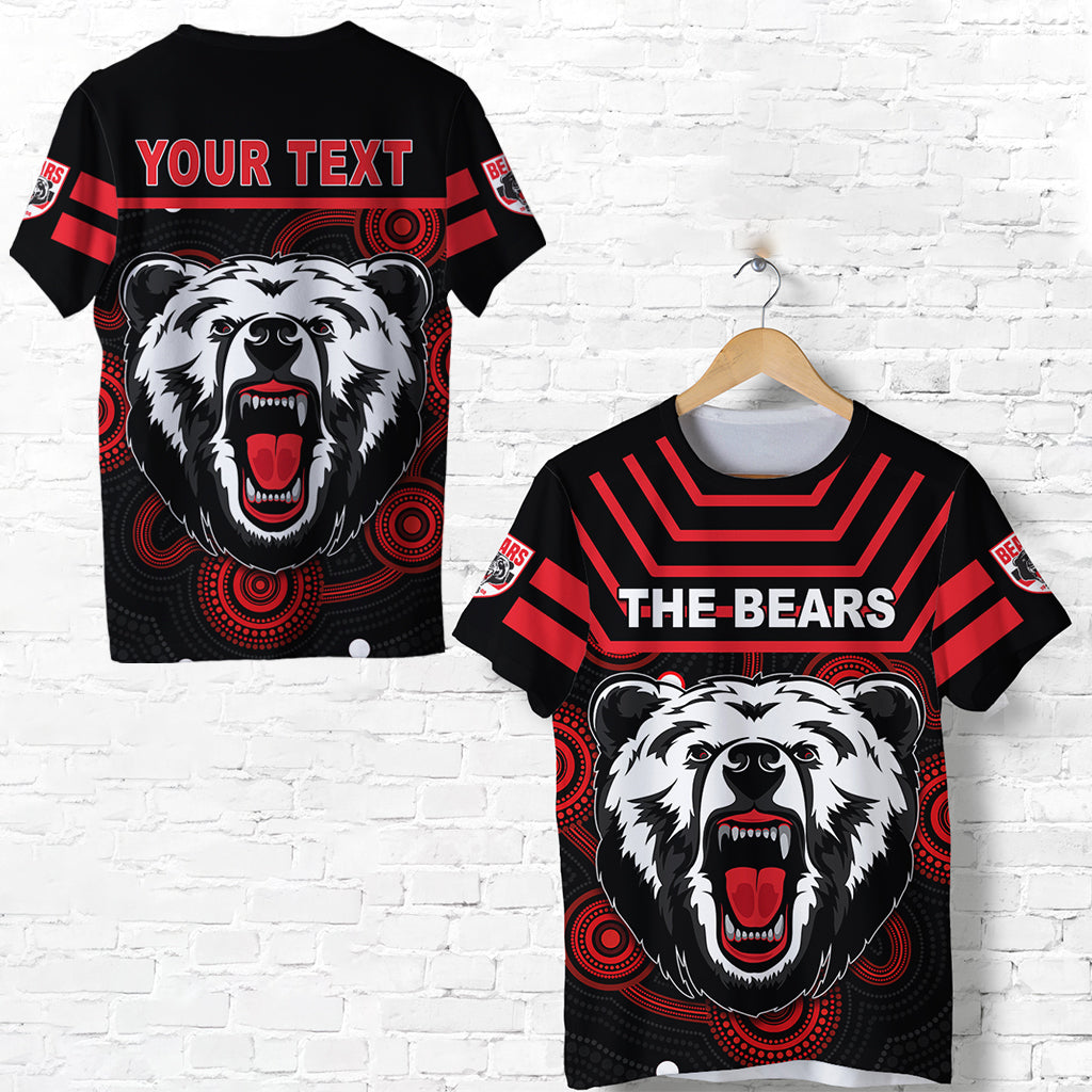 (Custom Personalised) The Bears Indigenous T shirt Go North Sydney - Vibe Hoodie Shop