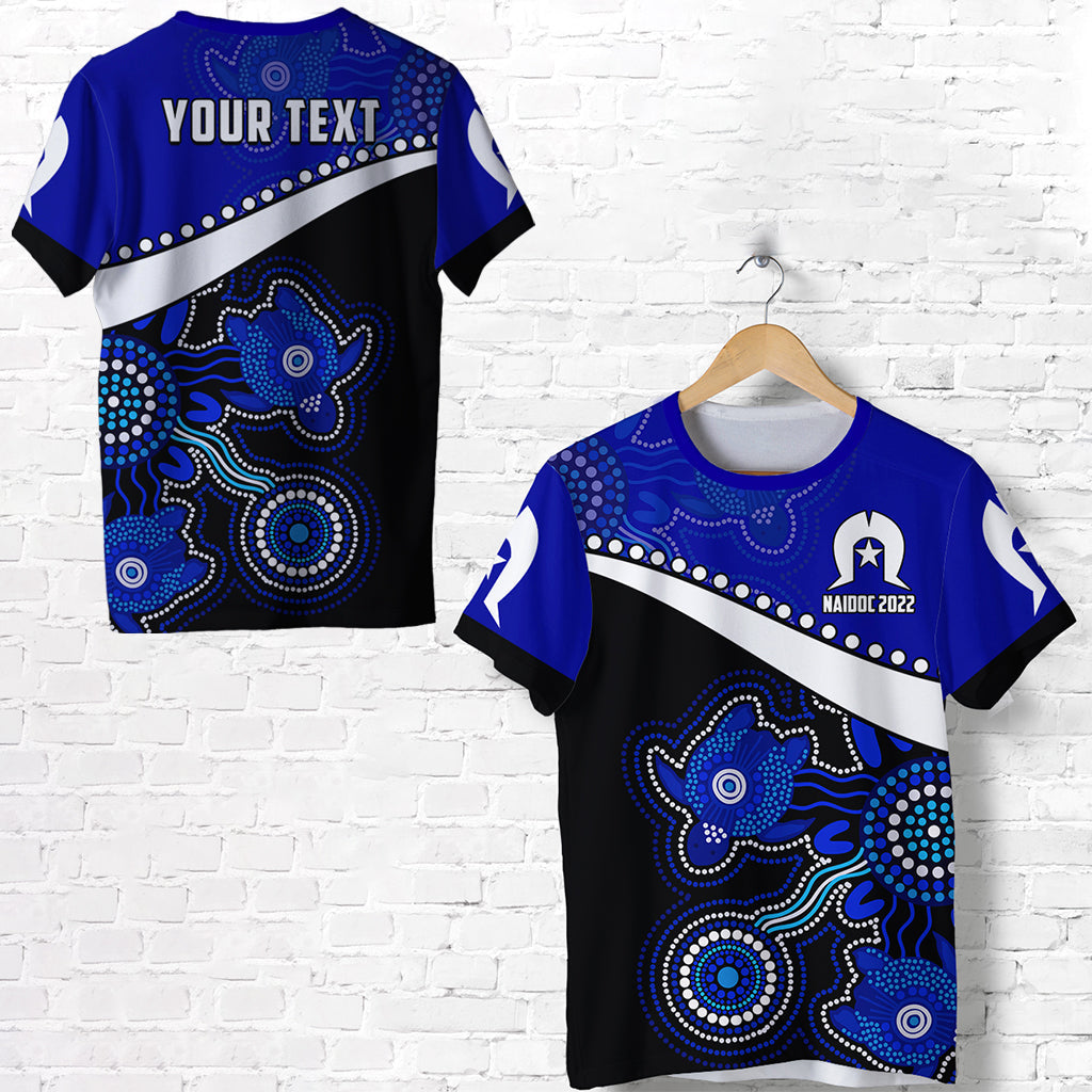 (Custom Personalised) NAIDOC Week 2022 T shirt Torres Strait Islanders Version Blue Aboriginal Turtles - Vibe Hoodie Shop