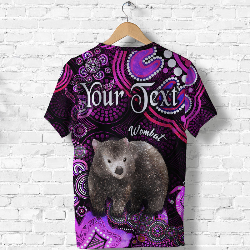 (Custom Personalised) Australian Astrology T Shirt Taurus Wombat Zodiac Aboriginal Vibes - Pink - Vibe Hoodie Shop