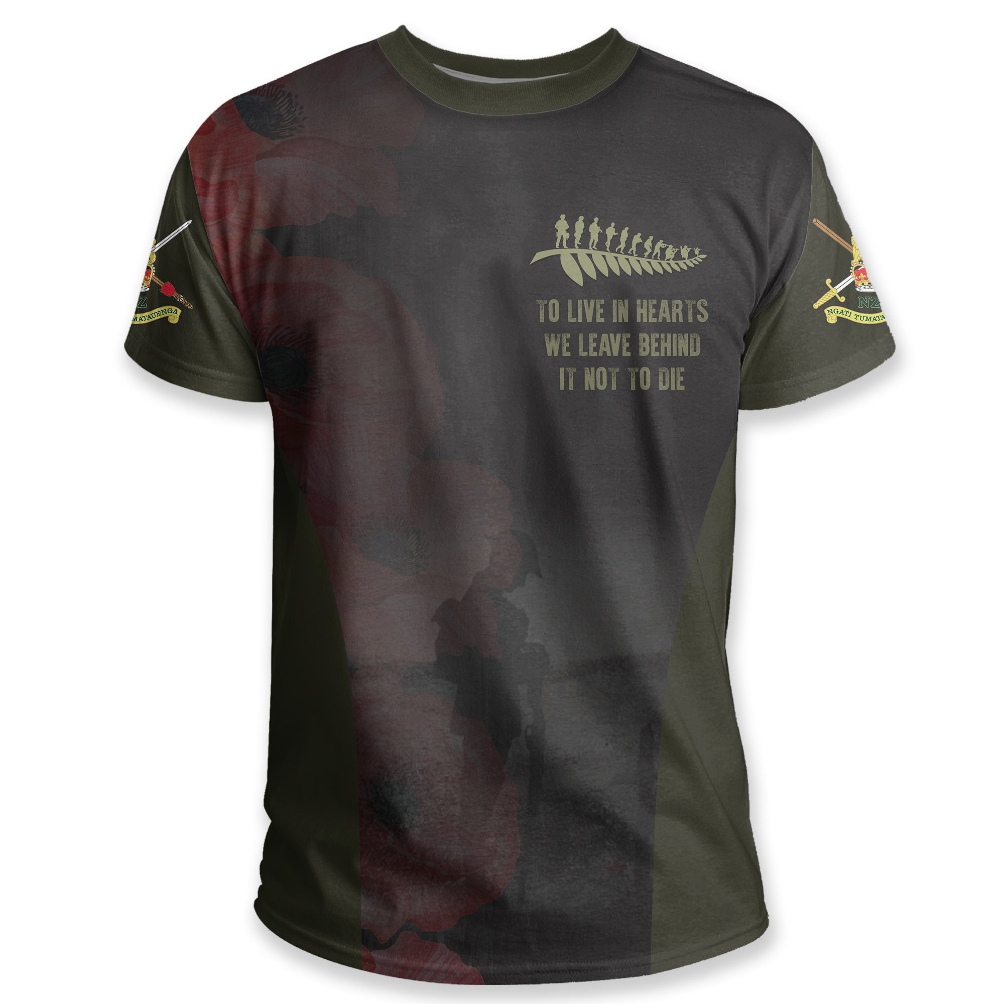 ANZAC New Zealand T shirt, The Salute To Heroes Shirt - Vibe Hoodie Shop